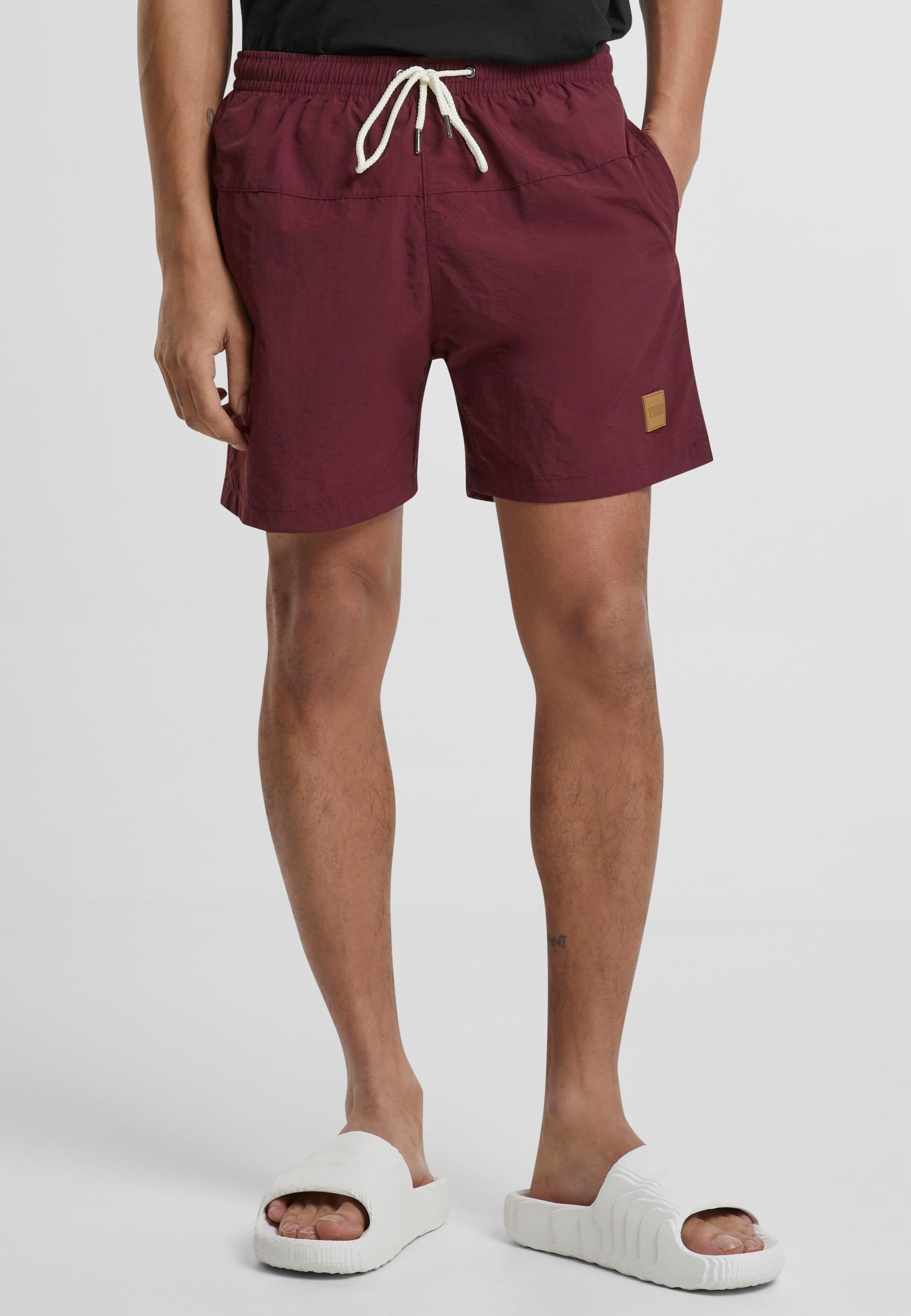 URBAN CLASSICS Badeshorts »Urban Classics Herren Block Swim Shorts 2-Pack«