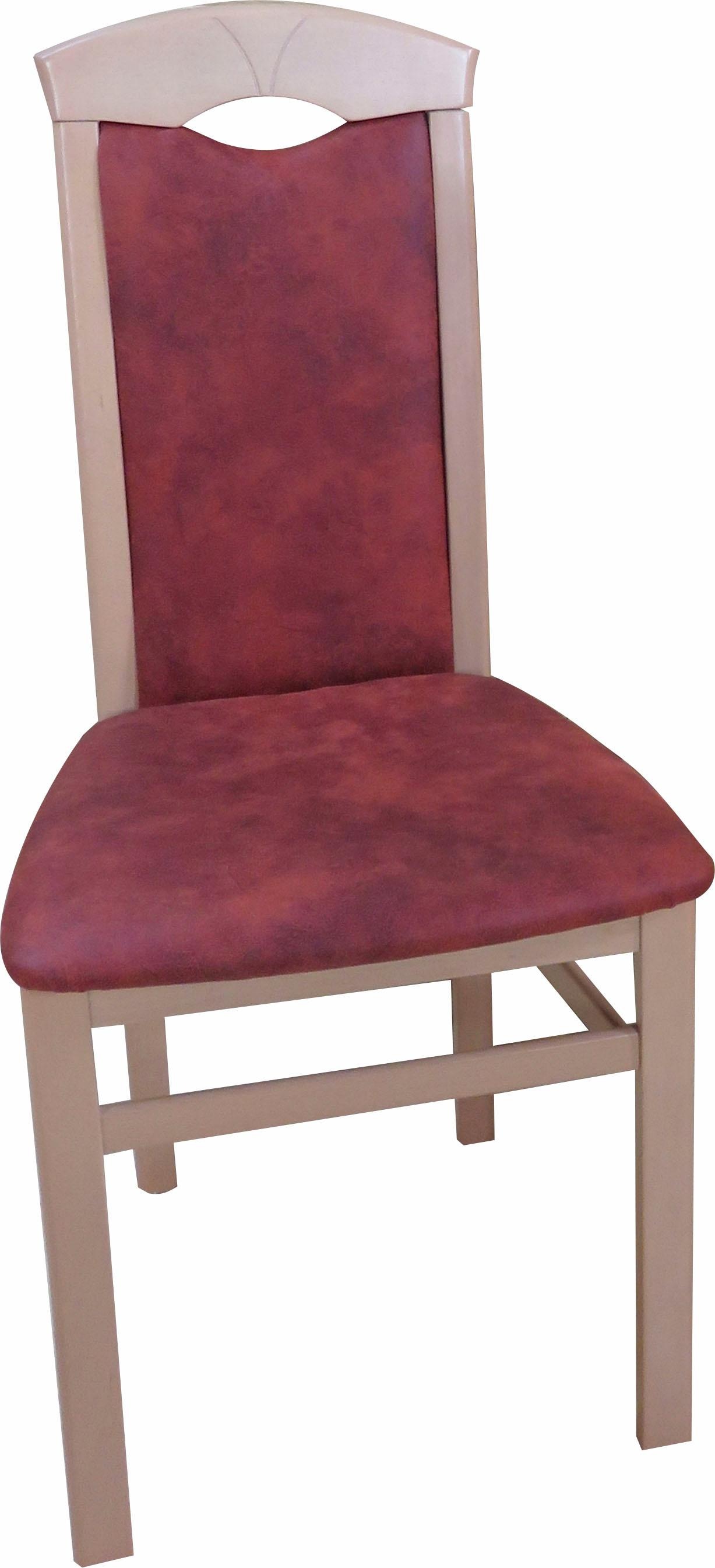 Home affaire 4-Fußstuhl, (Set), 2 St., Microfaser