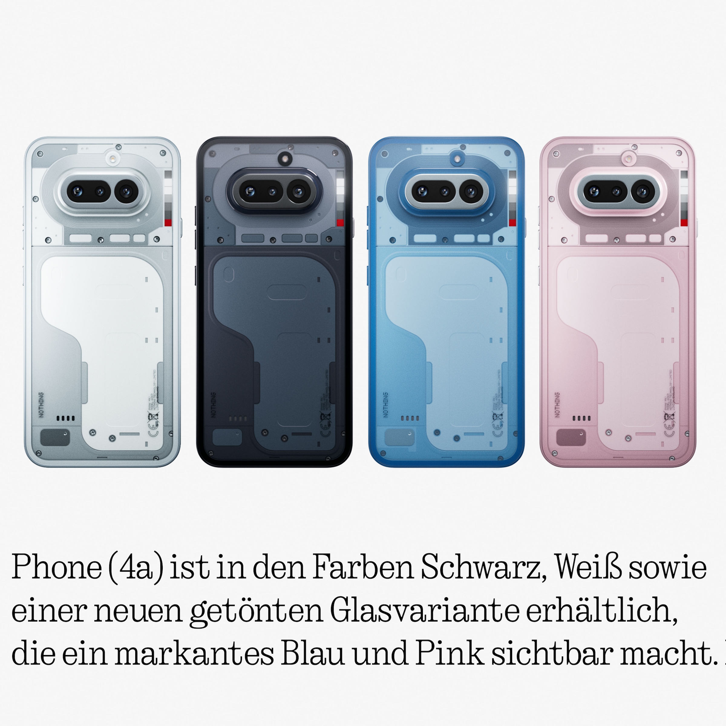 NOTHING Smartphone »Phone (4a)« weiß