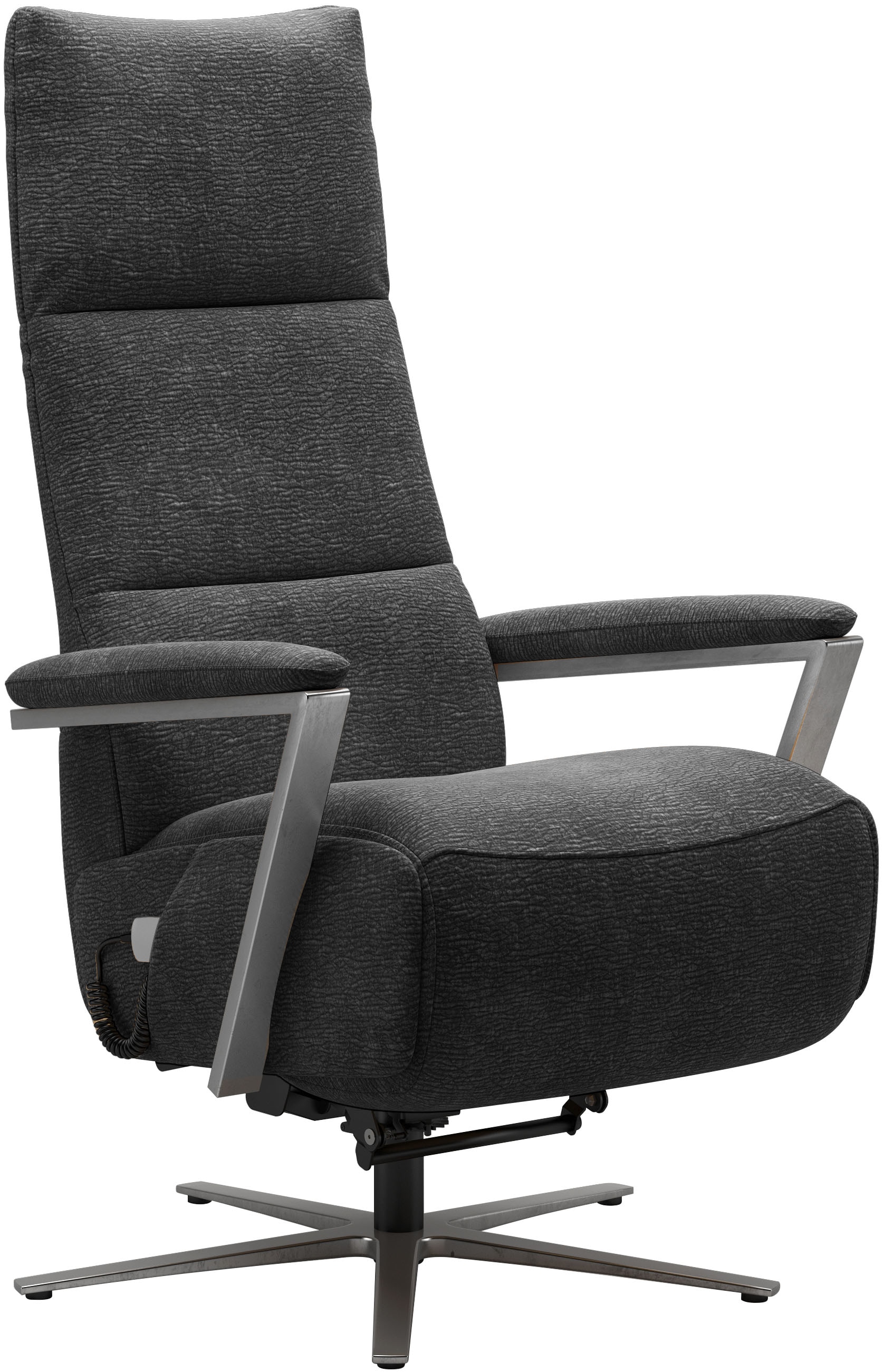 sit&more TV-Sessel »Vario Comfort, inkl. Kopfteilverstellung & 360 Grad Drehfunktion«, inkl. Herz-Waage-Funktion & 3 Motoren, Höhe der Armlehnen 64cm