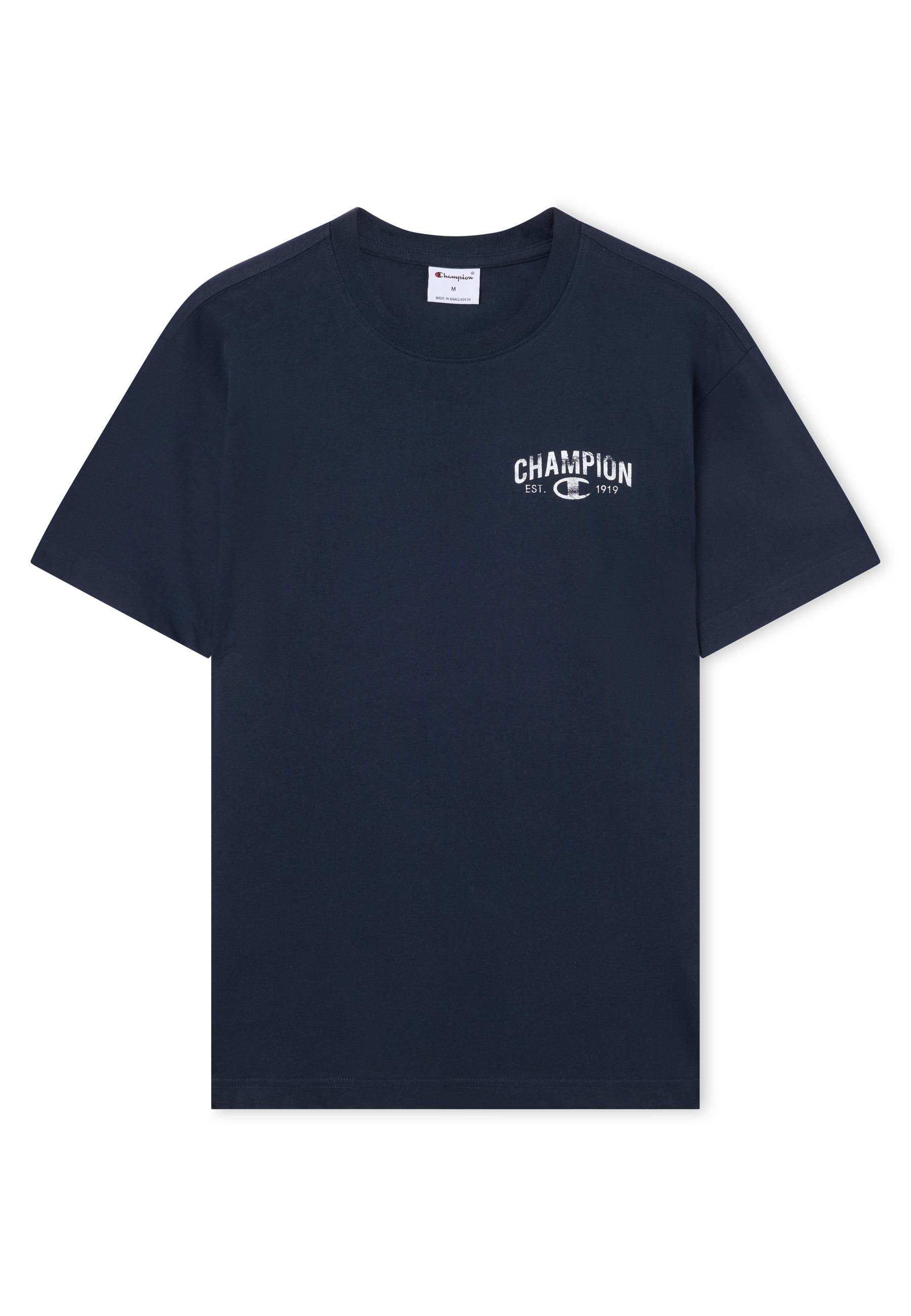 Champion T-Shirt »SPORTWEAR T-SHIRT Standard Fit« mit sportlichem Look, Kurzarm-Design, aus Baumwolle, Standard Fit