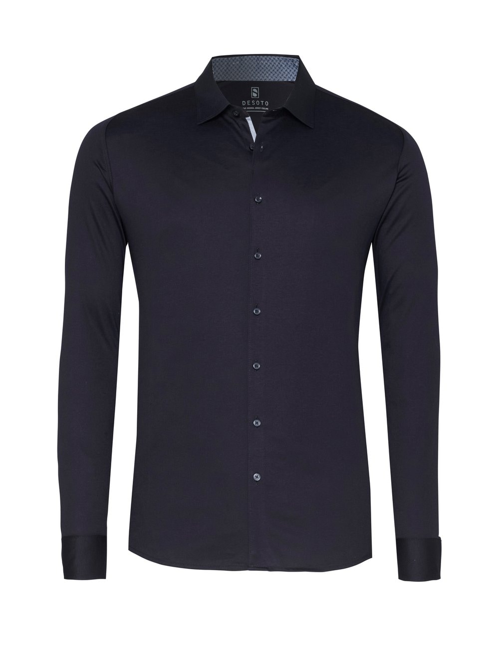 DESOTO Langarmhemd »Jerseyhemd Casual Kent«