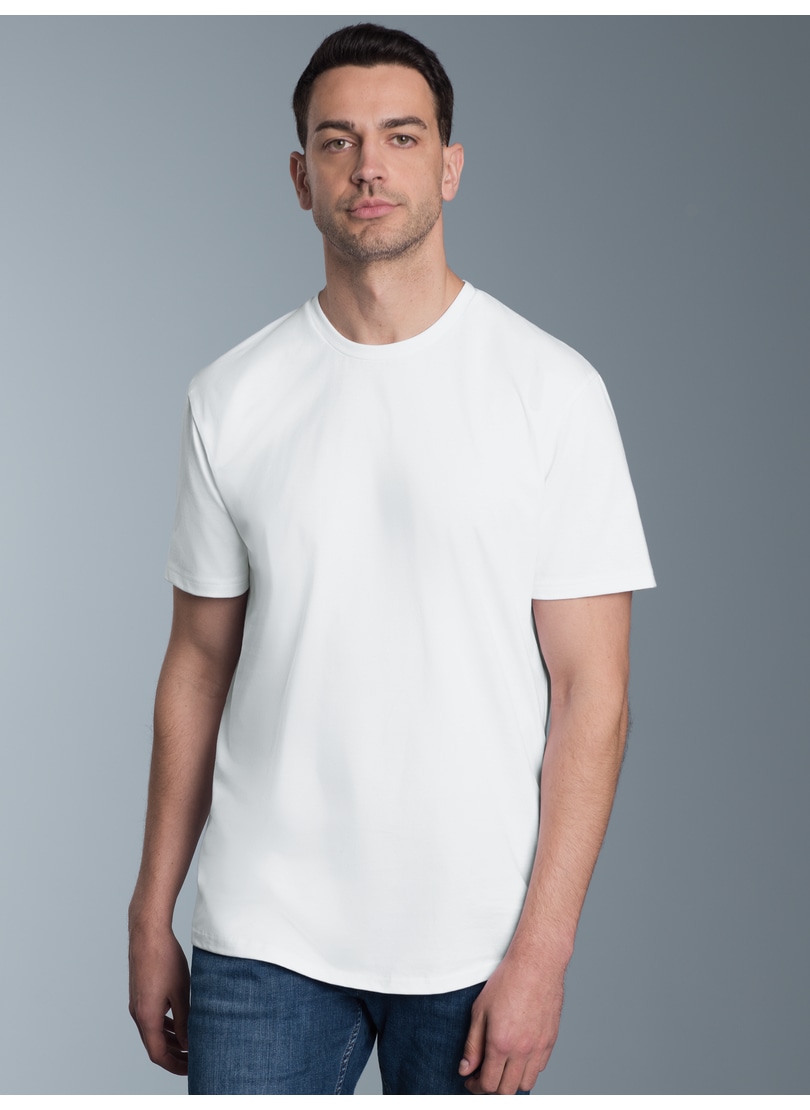 Trigema T-Shirt »TRIGEMA T-Shirt aus 100% Biobaumwolle«, (1 tlg.)
