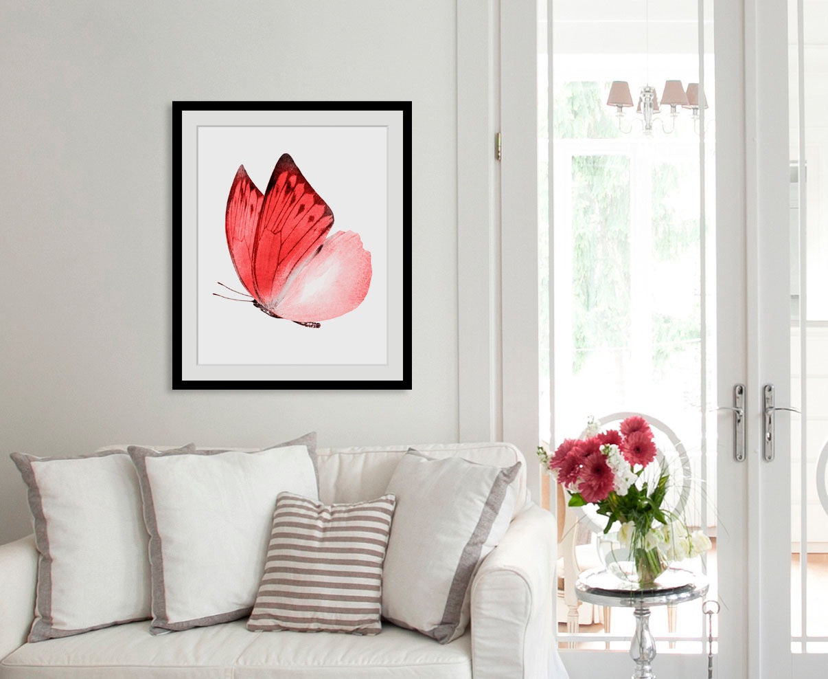 queence Bild »Liana«, Schmetterlinge-Kunst-Insekten, (1 St.), HD Premium Po günstig online kaufen