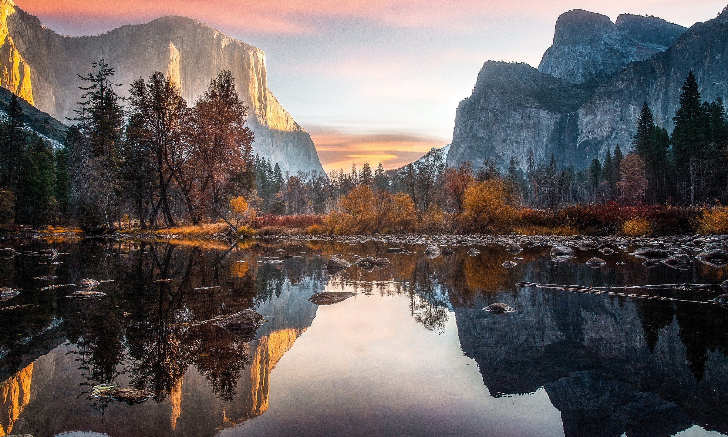 Bönninghoff Leinwandbild, Berge-Landschaft-See-Seebilder-Natur-Yosemite Nat günstig online kaufen
