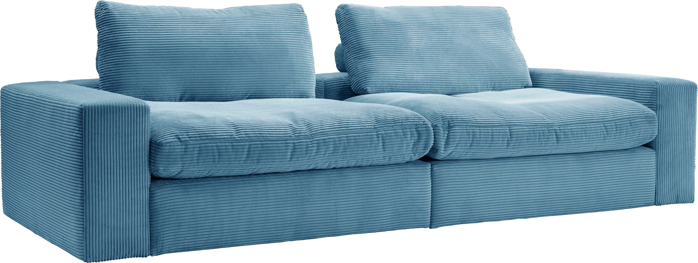 alina Big-Sofa »Sandy«, 296 cm breit und 123 cm tief, in modernem Cordstoff