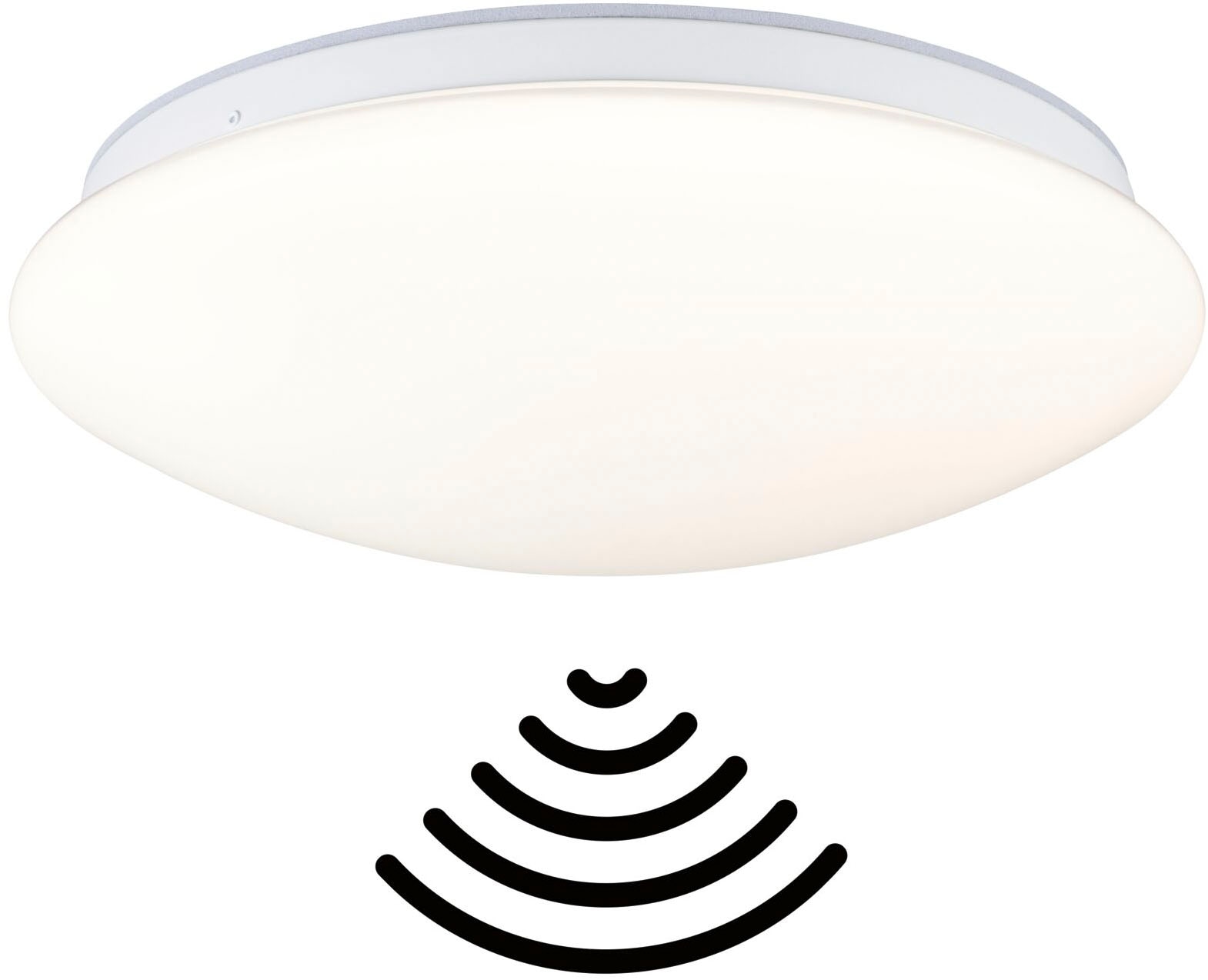 Paulmann LED Wandleuchte »LED Wandleuchte Leonis IP44 HF-Sensor weiß« 1 Stk günstig online kaufen