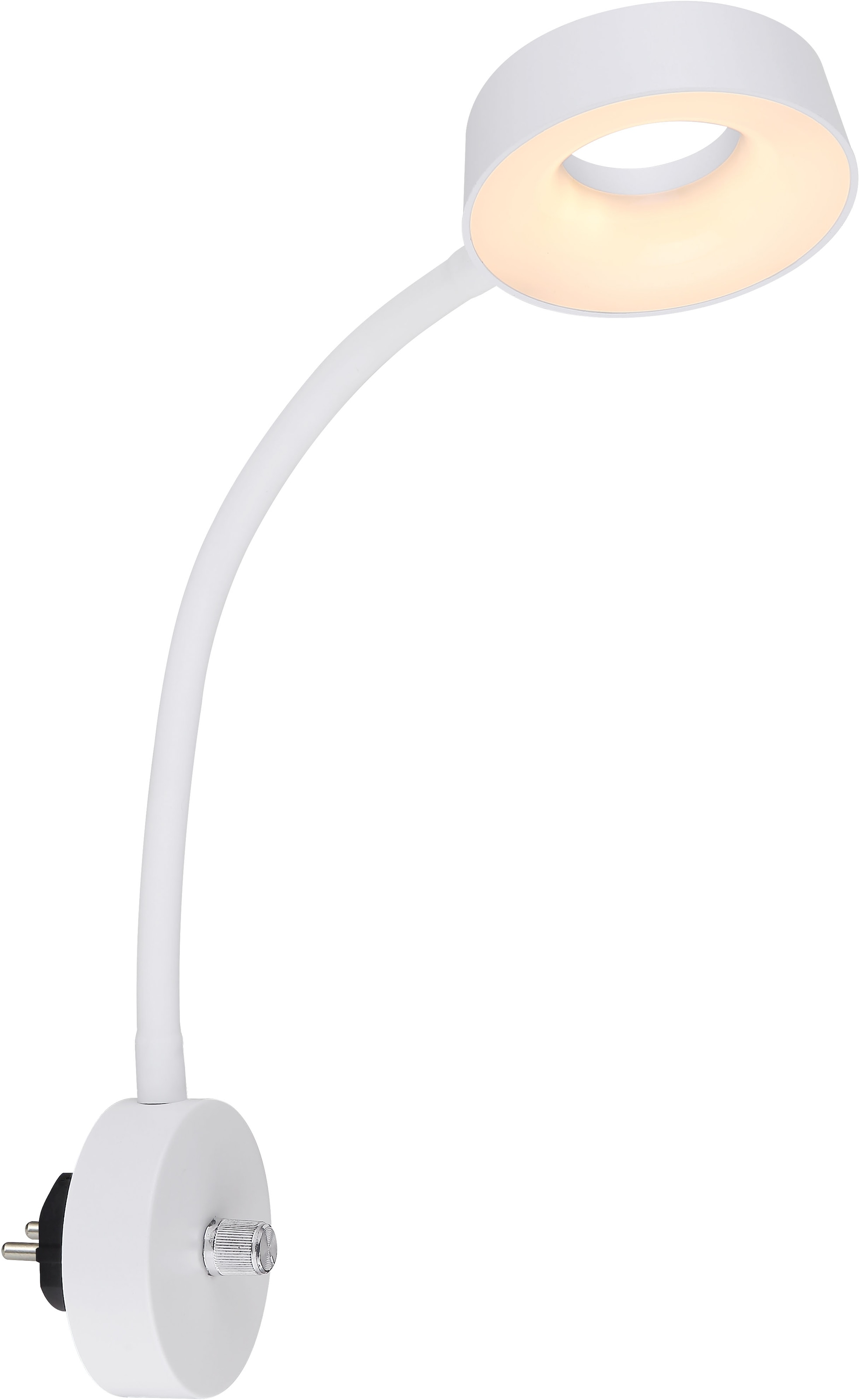 GLOBO LIGHTING LED Wandleuchte »LEHOVO«, Leuchtmittel LED-Modul | LED fest integriert, Wandlampe/Flexo/Direct-Plug-In/ BxH: 260x455mm