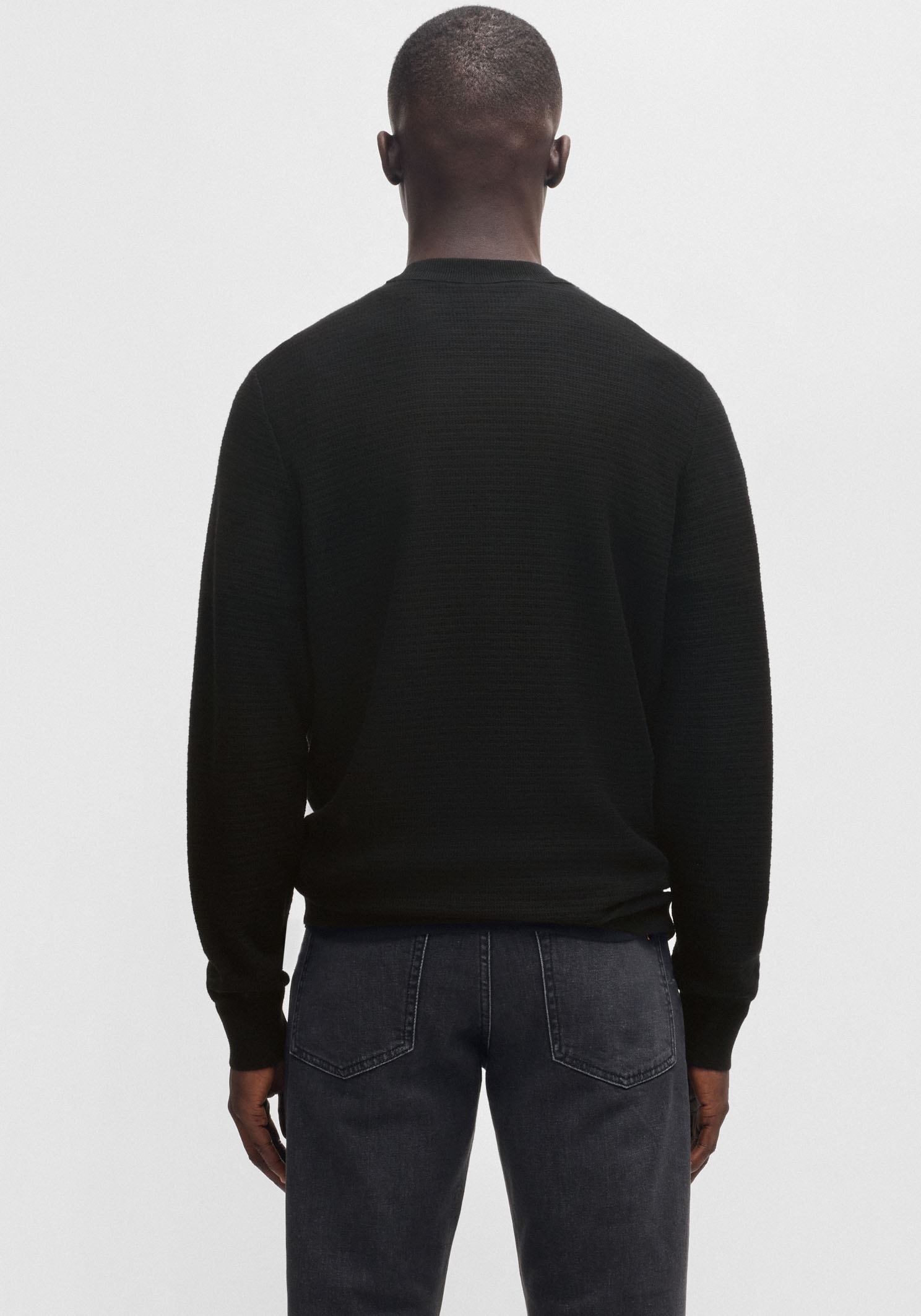 BOSS ORANGE Strickpullover »Anion«, mit BOSS-Badge