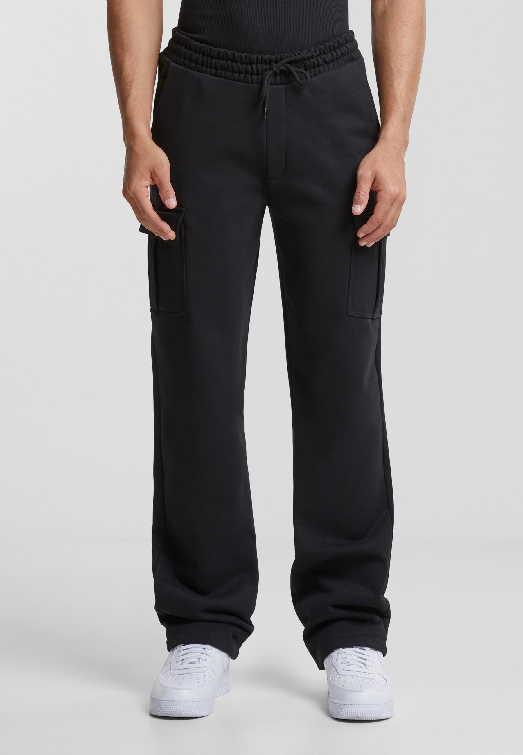 URBAN CLASSICS Cargohose »Urban Classics Herren Heavy Straight Leg Cargo Sweatpants«