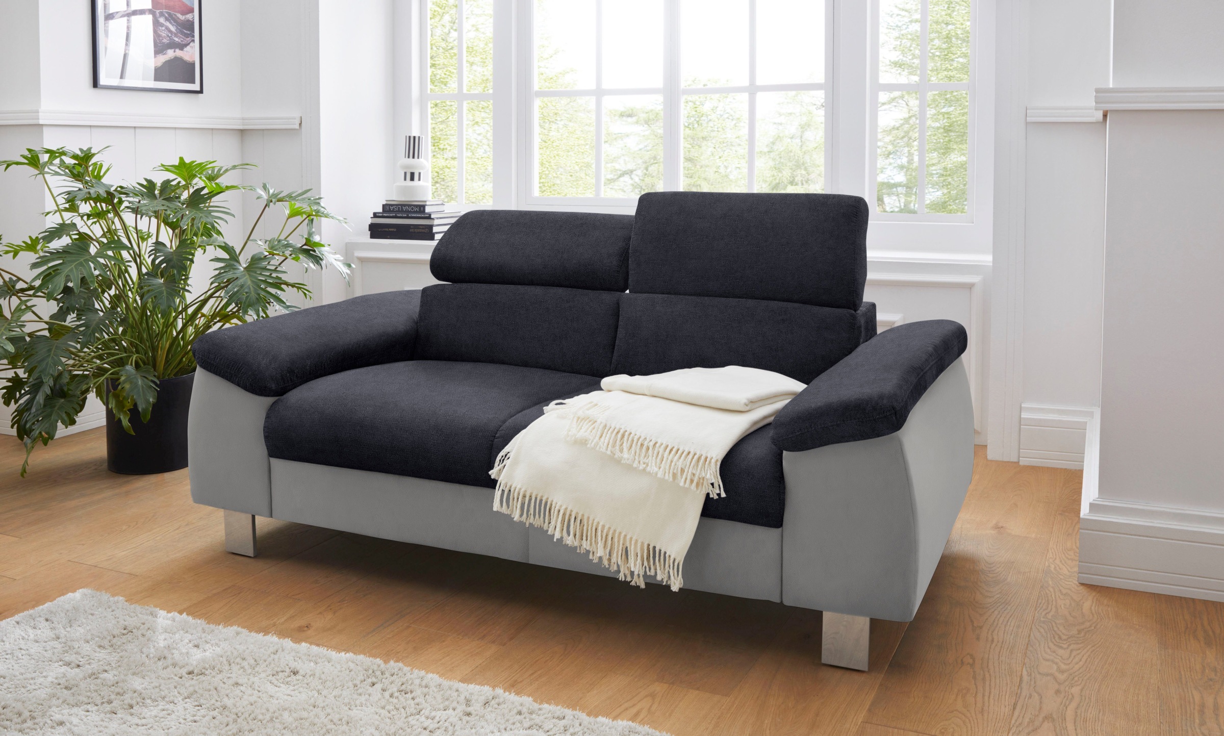 COTTA Polstergarnitur »Komaris«, (Set), Set bestehend aus: 2-Sitzer mit Kop günstig online kaufen