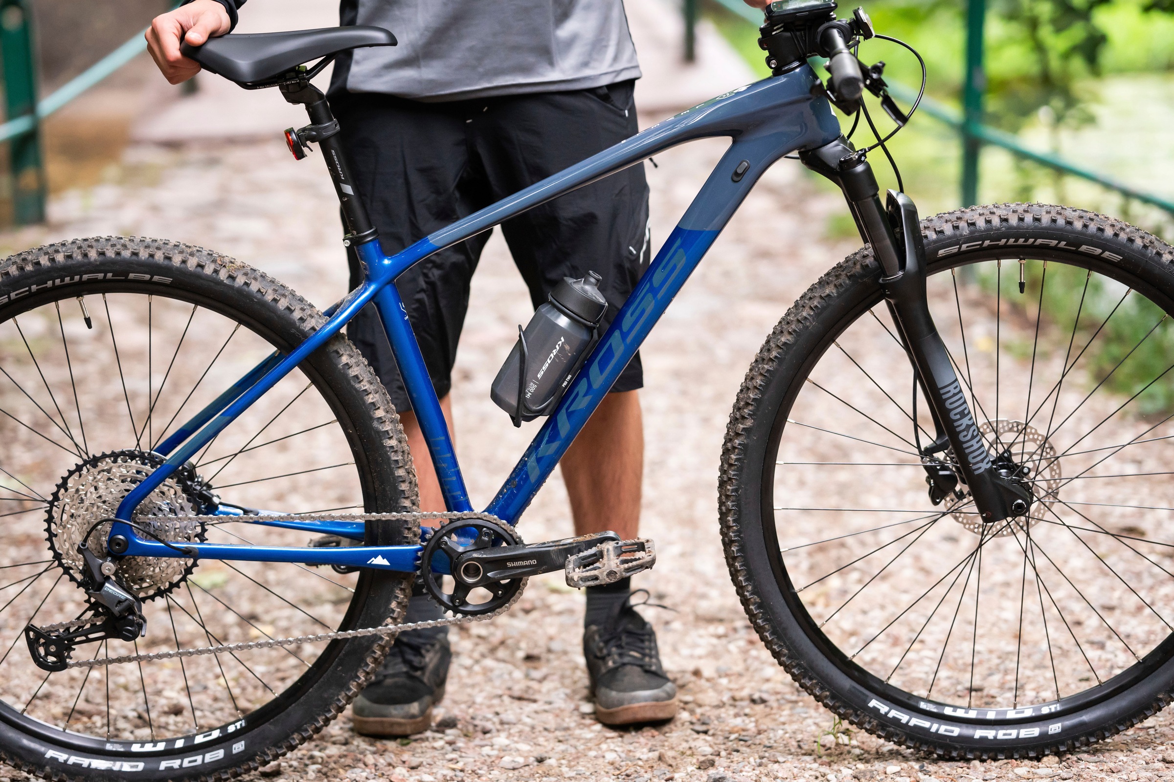 Kross Mountainbike »Hardtail Level 8.0«, 12 Gang, Shimano, DEORE M6100 Schaltwerk, Kettenschaltung