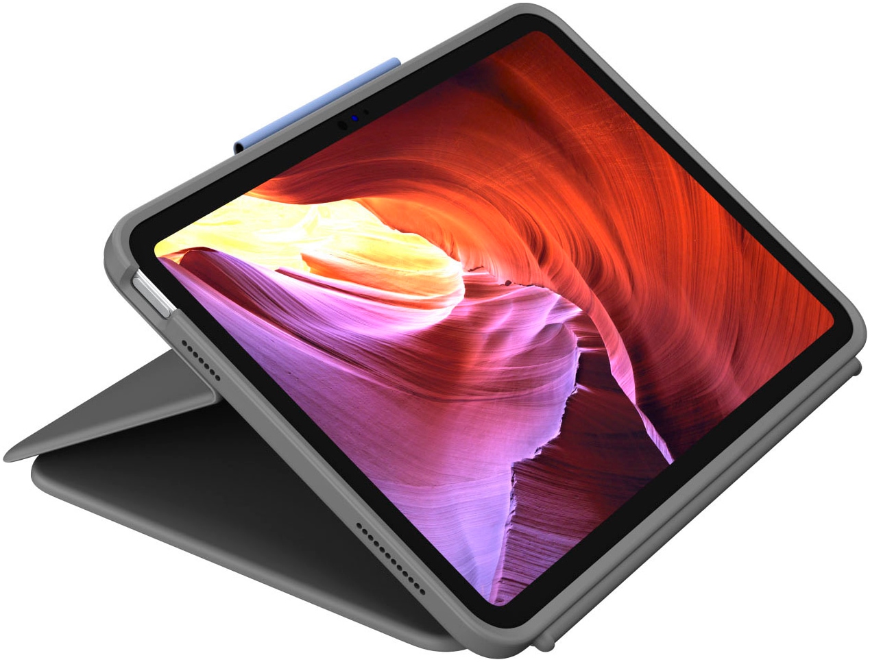 Logitech Tastatur »Rugged Folio« (Angenehmes Tippen | Magnetverschluss | verstellbare Füße)