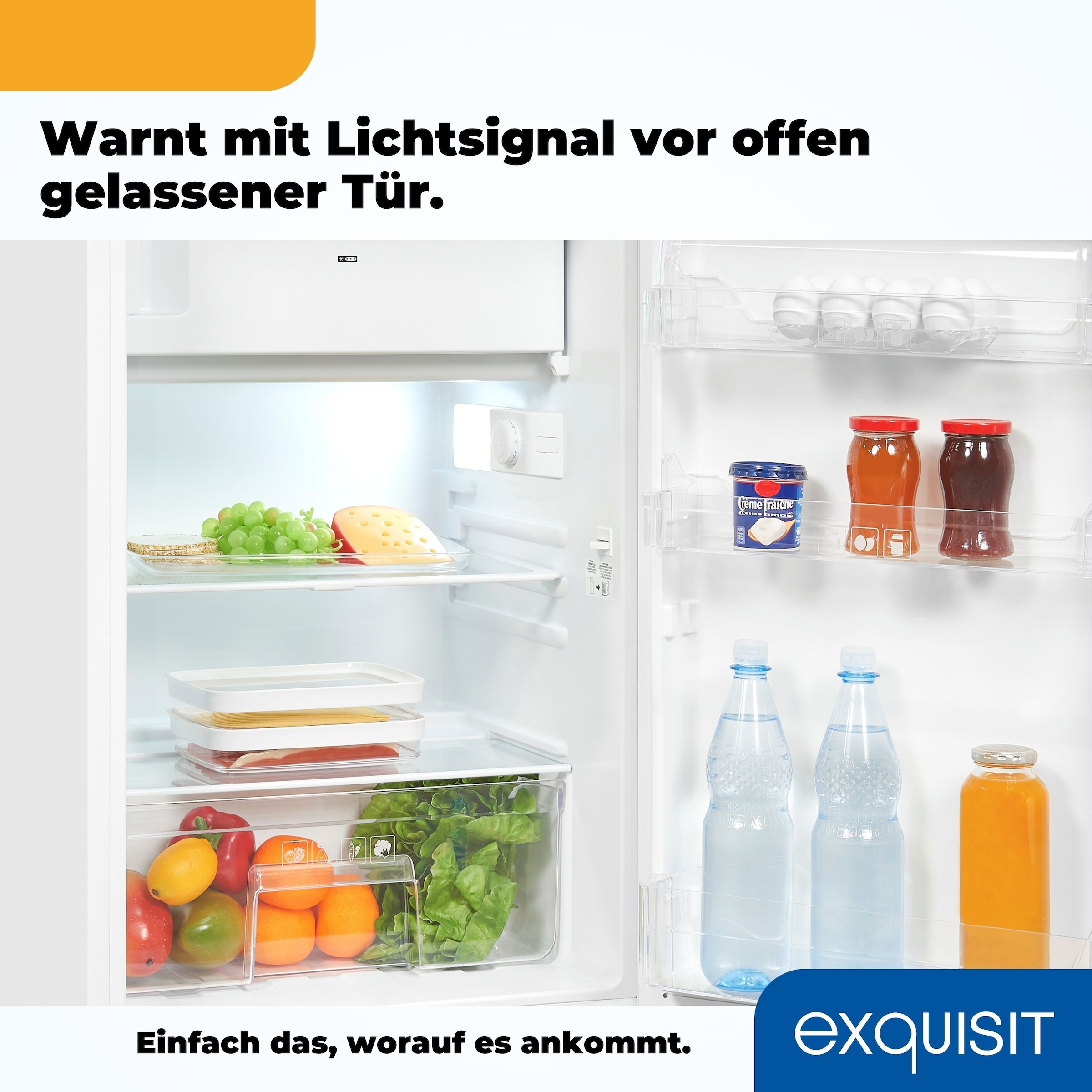 exquisit Einbaukühlschrank »EKS131-4-E-040D«