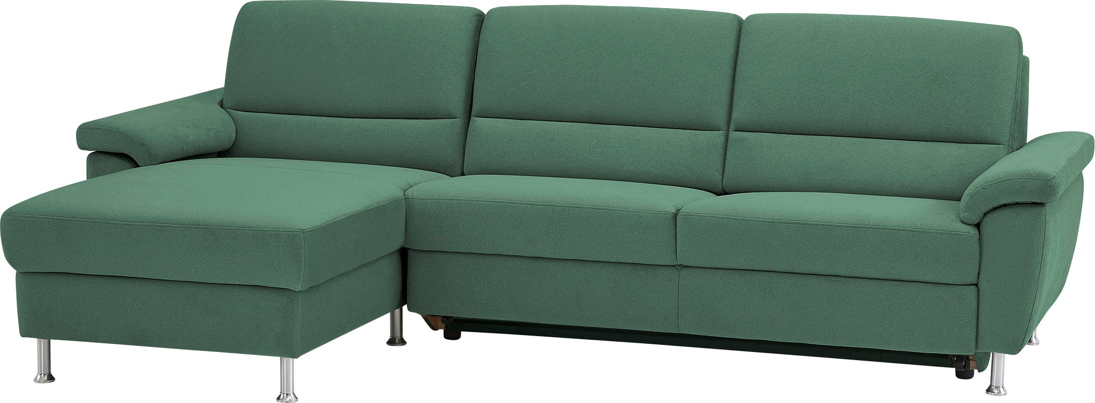 CALIZZA INTERIORS Ecksofa »Onyx L-Form«, Recamiere links oder rechts, wahlweise mit Bettfunktion, Breite 270 cm