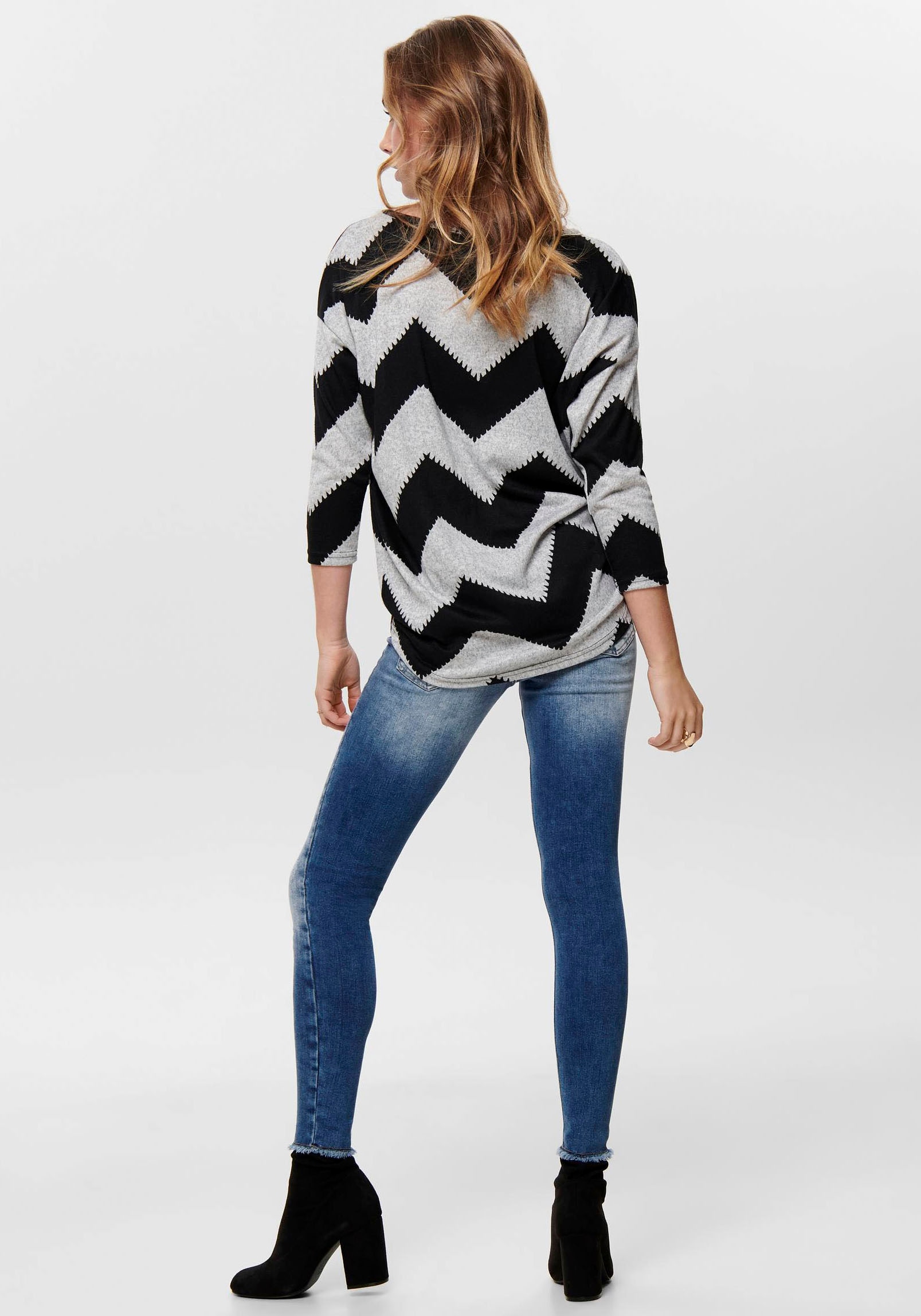 ONLY 3/4-Arm-Shirt »ONLELCOS 4/5 AOP TOP JRS«