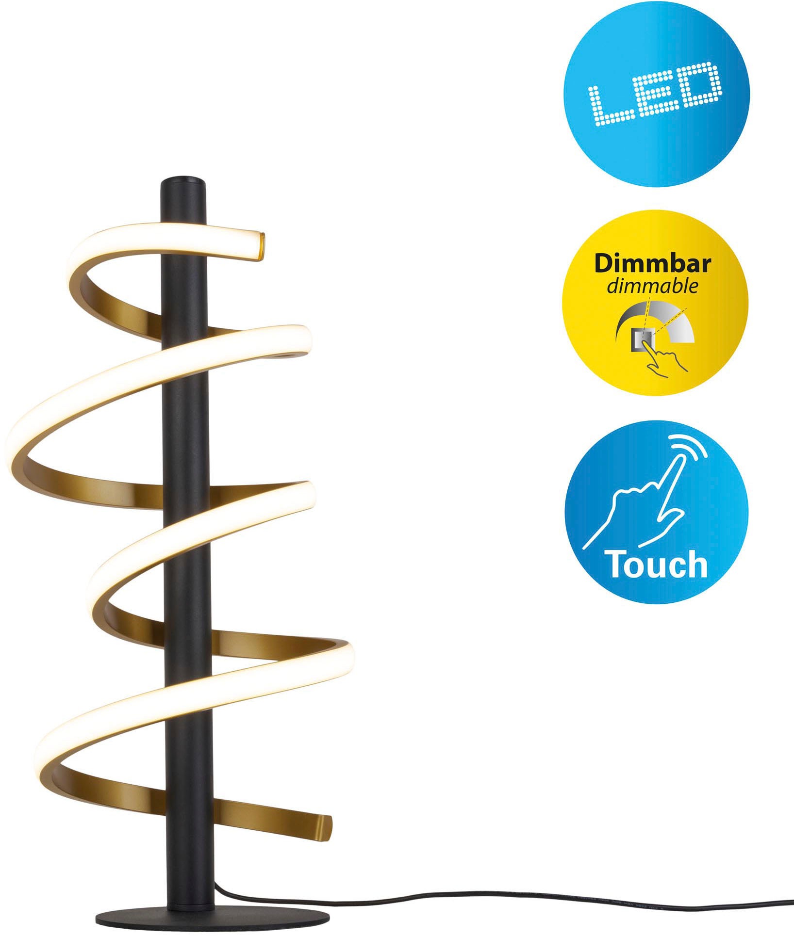 näve LED Tischleuchte »Belleza«, 1 flammig, Leuchtmittel LED-Modul   LED fe günstig online kaufen