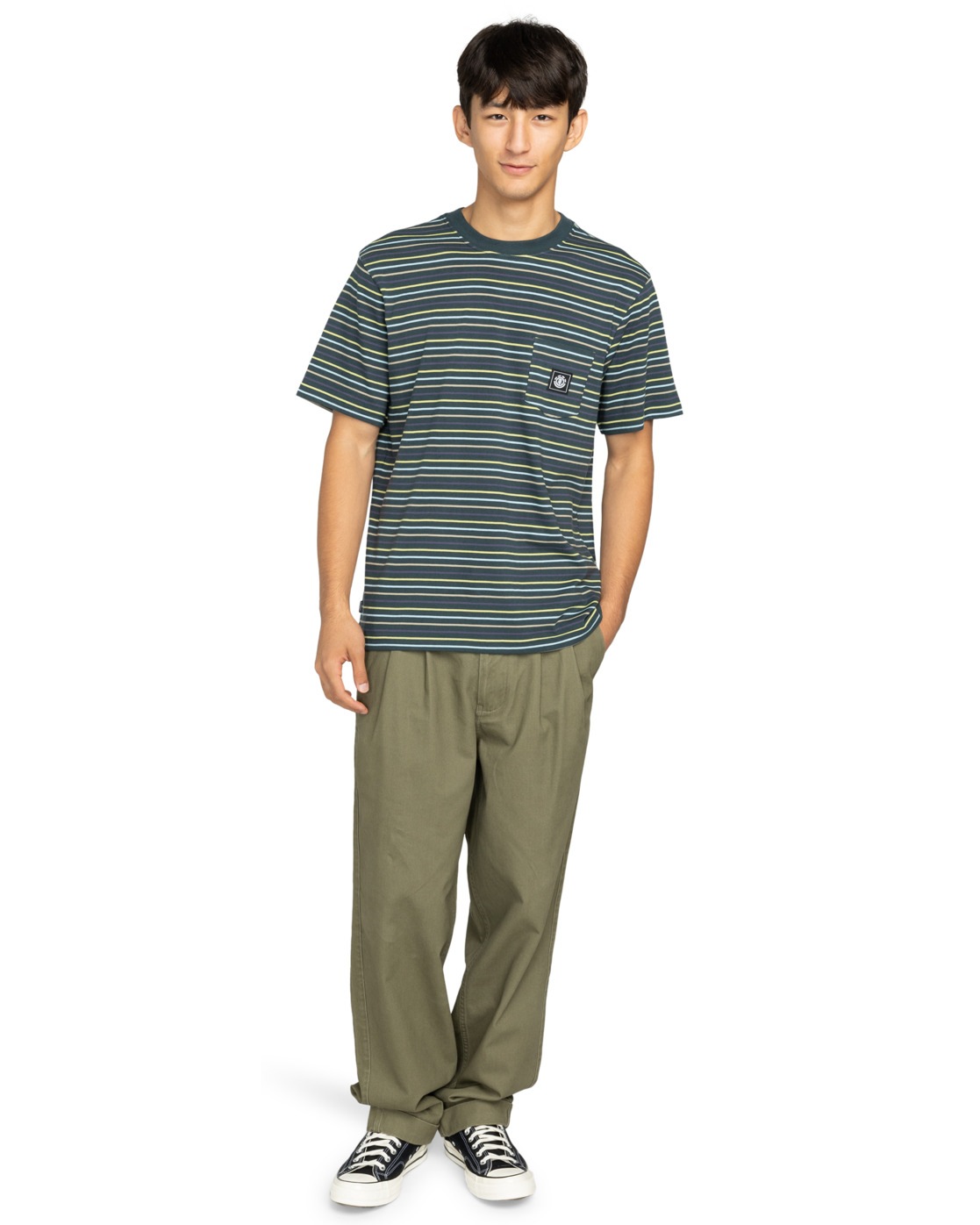 Element T-Shirt »Icon Label Pocket«