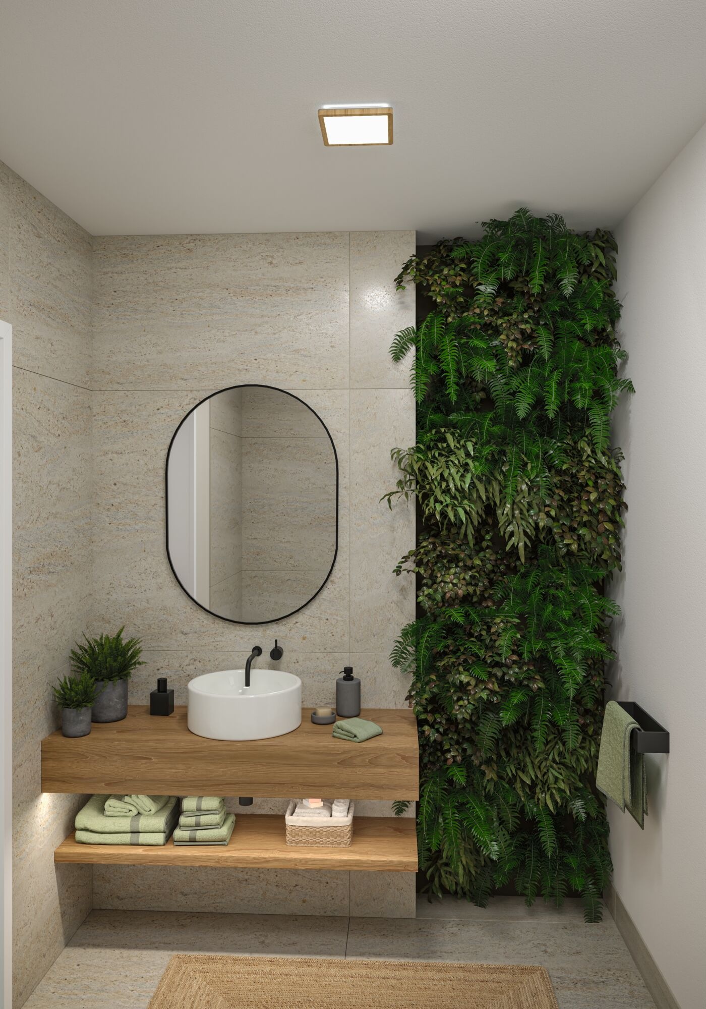 Paulmann LED Panel »Atria Shine IP44 eckig 190x190mm 8W 1160lm 3000 - 6500K« LED-Modul 1 Stk. Tageslichtweiß Farbwechsler