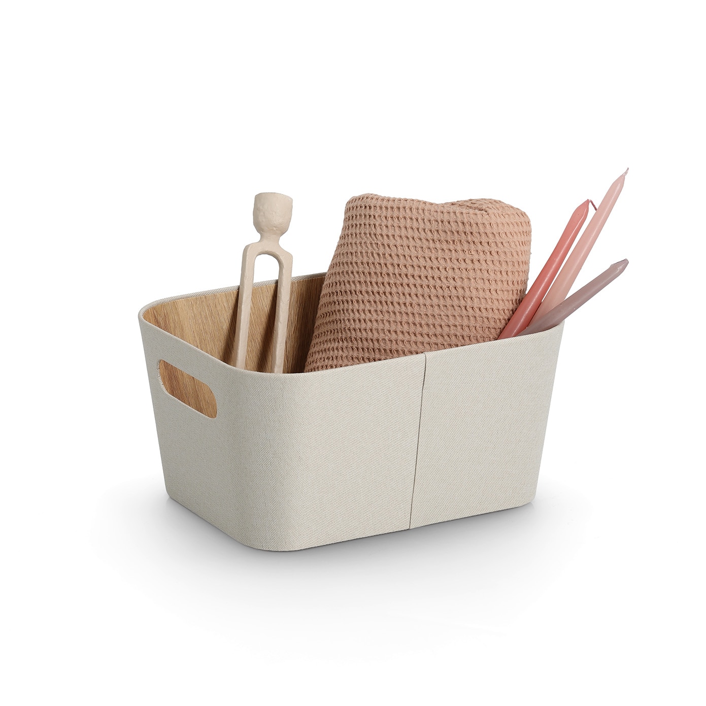 Zeller Present Aufbewahrungsbox »Aufbewahrungsbox, 2er Set., Pappe/Polyester« ca. 30,5x23x15,2 cm