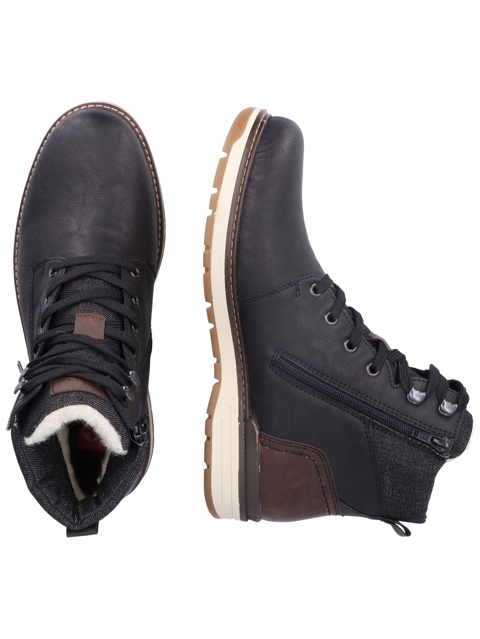 Rieker Schnürstiefelette »Rieker Stiefelette Lederimitat«
