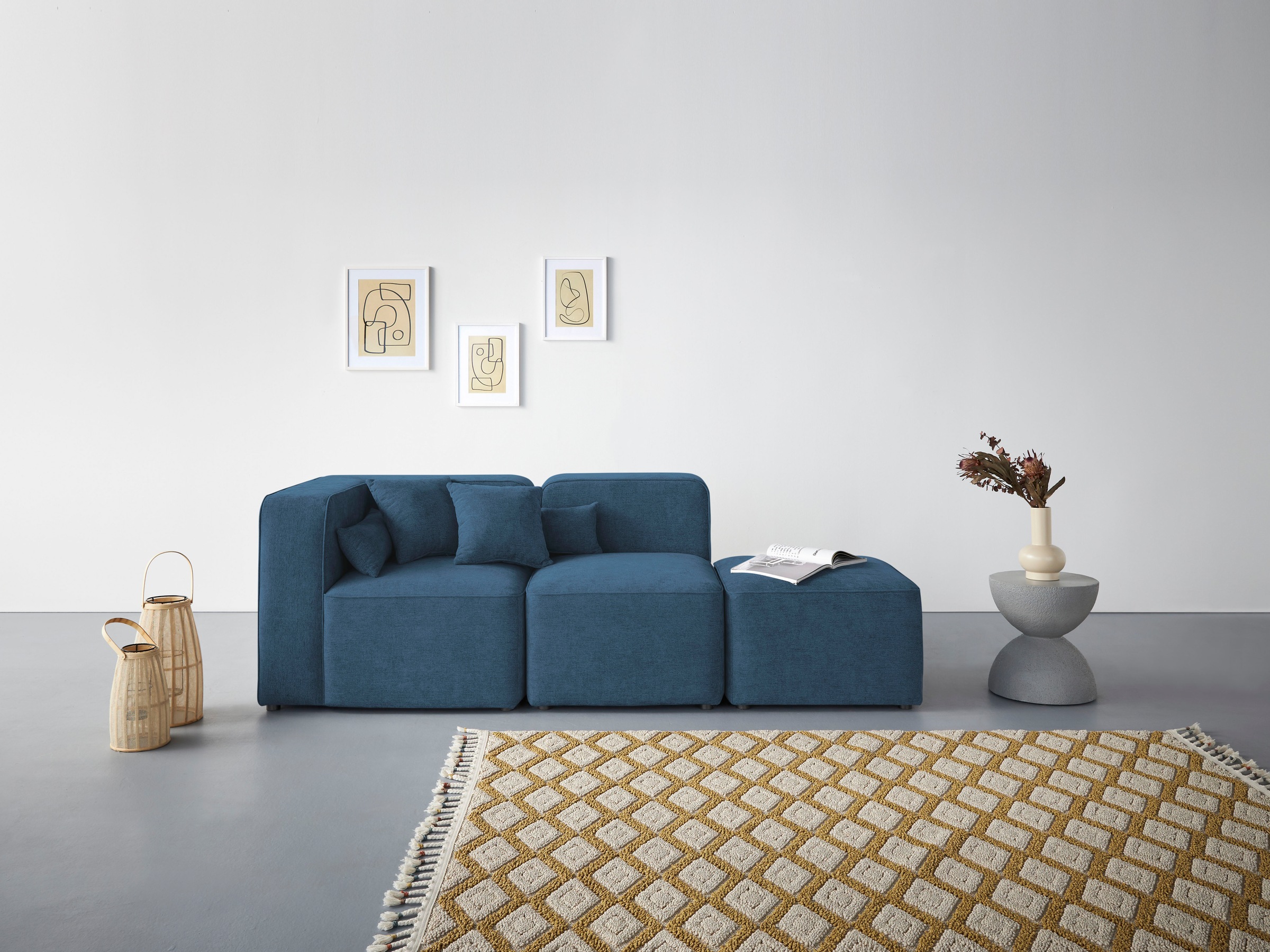 Home affaire 3-Sitzer »Sundstrup« Modulserie, individuelle Zusammenstellung günstig online kaufen