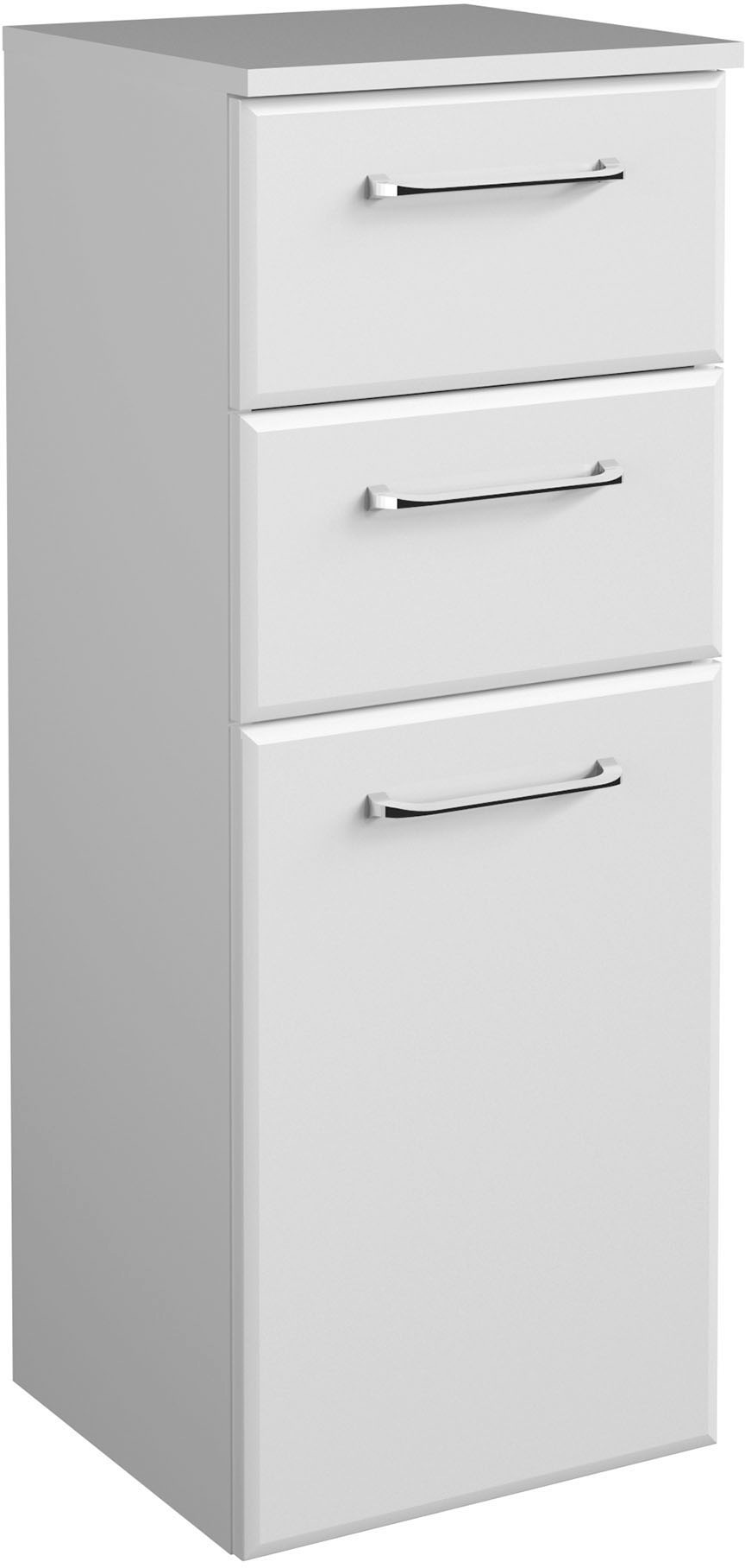 Saphir Badmöbel-Set »Quickset 341 6-teilig, Waschbeckenunterschrank und LED-Spiegelschrank«, (Set, 6 St.), ohne Waschbecken, mit Hochschränke, Unterschrank, Hängeschrank