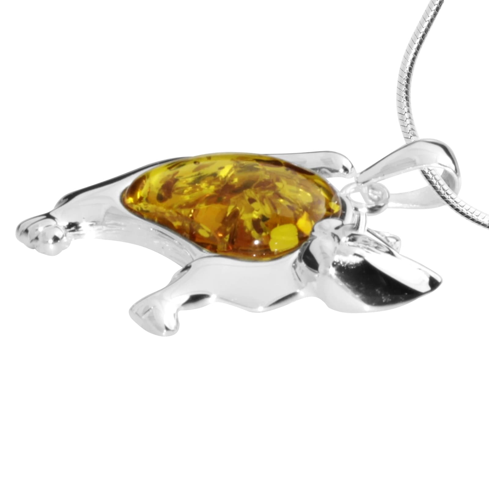 OSTSEE-SCHMUCK Kette mit Anhänger »Ostsee-Schmuck Kette mit Anhänger Katze Kette mit Anhänger Katze«, (2 tlg.)