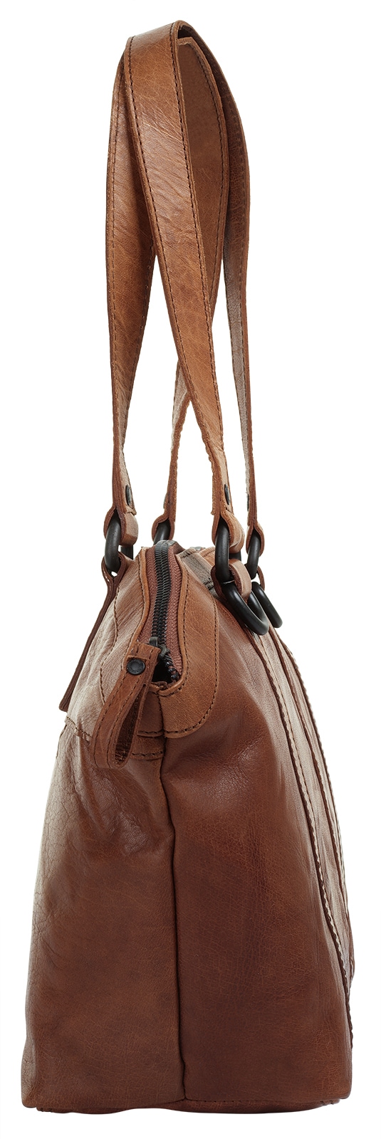Spikes & Sparrow Henkeltasche, echt Leder