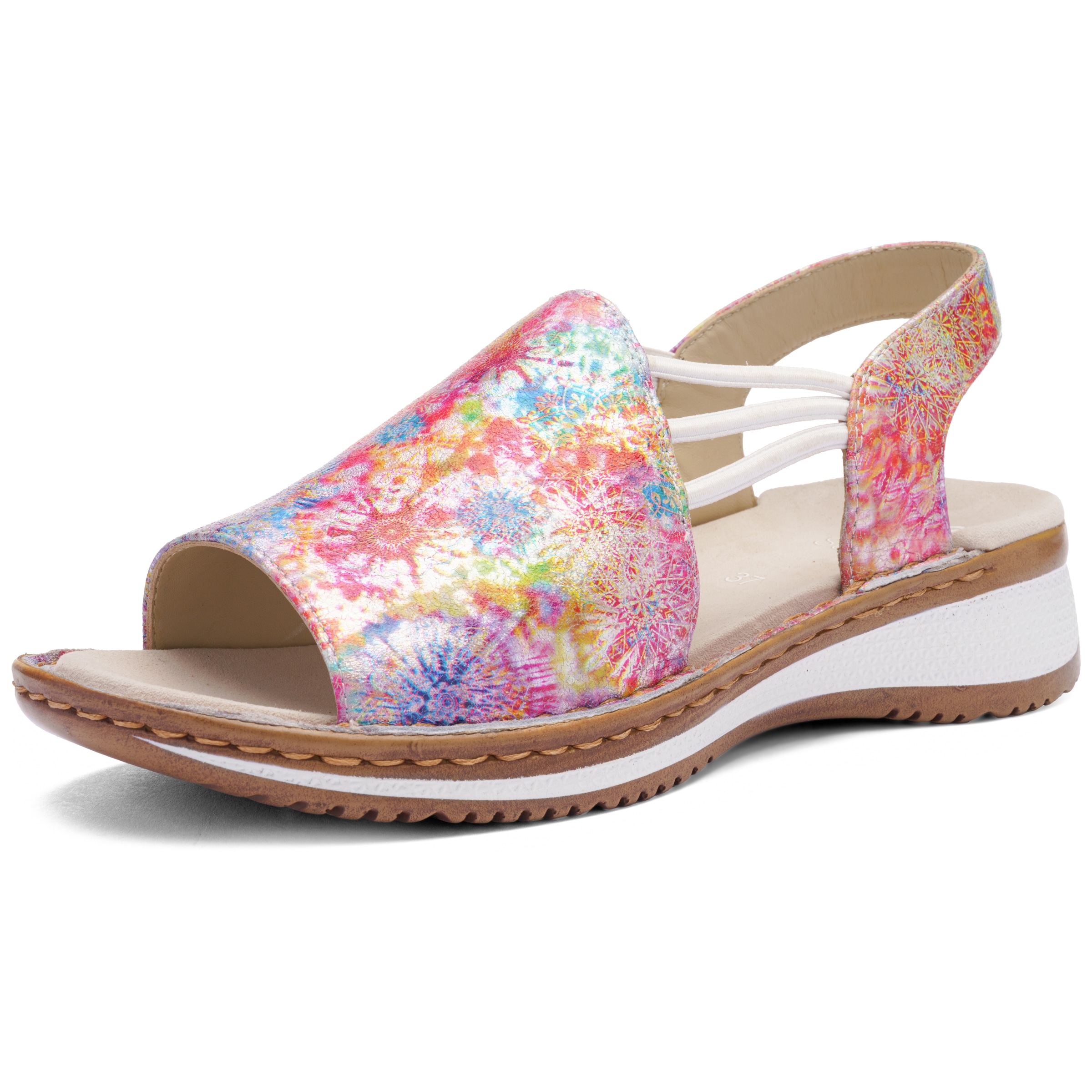 Ara Riemchensandale »HAWAII«  , Sommerschuh, Sandalette, Keilabsatz, mit Stretch-Bänder, G-Weite