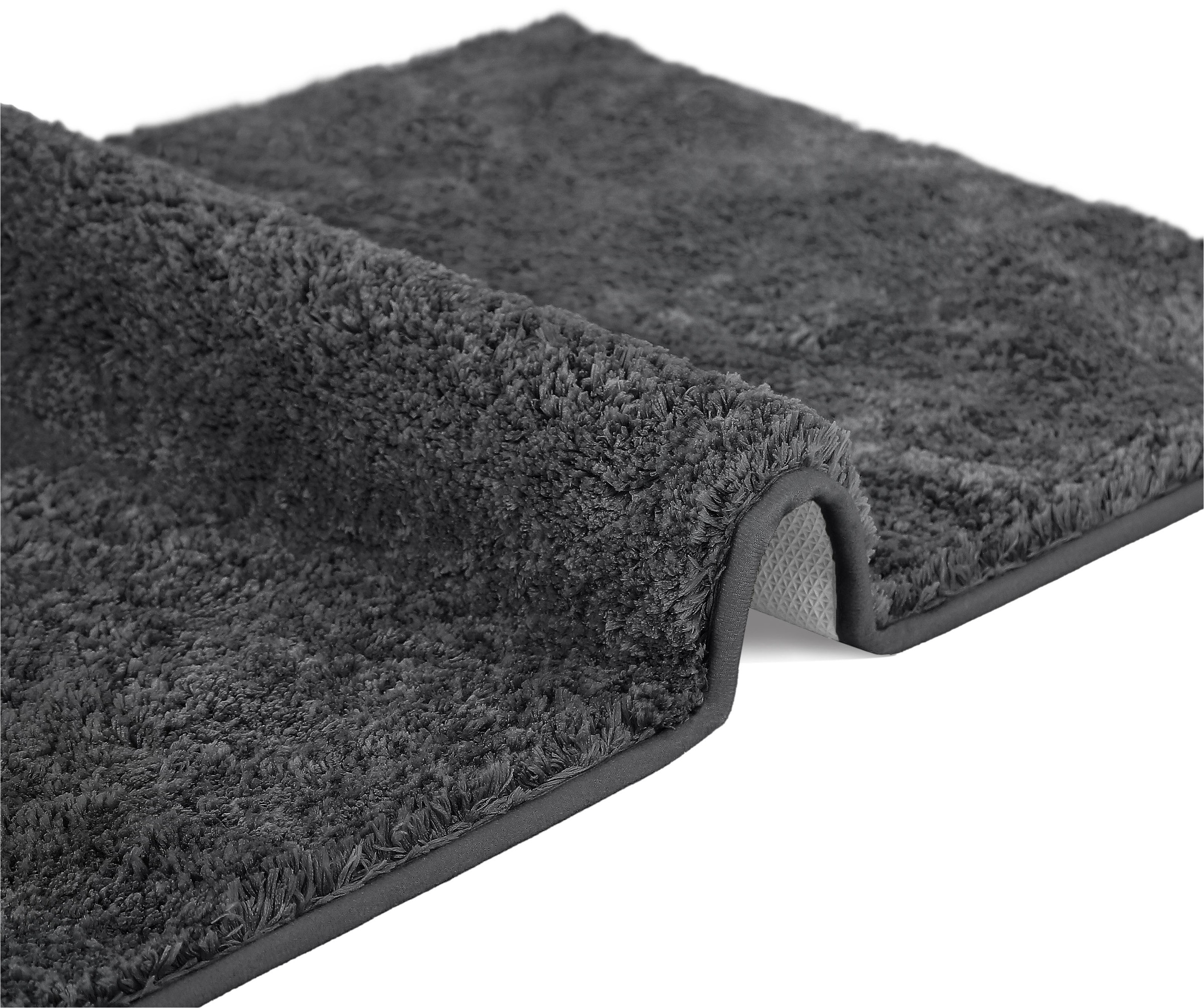 my home Badematte »Juna, Badteppich«, rutschhemmend beschichtet, fußbodenheizungsgeeignet-strapazierfähig, besonders weich, Badematten, unifarben