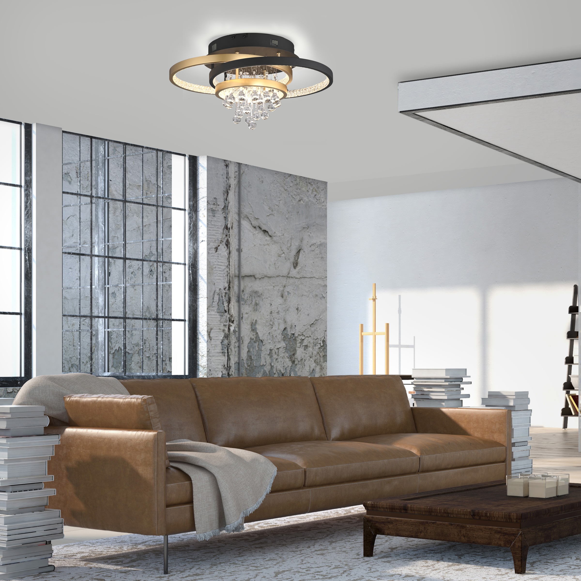Paul Neuhaus Deckenleuchte »ROTAZO« LED-Board 1 Stk. Warmweiß LED, dimmbar, günstig online kaufen