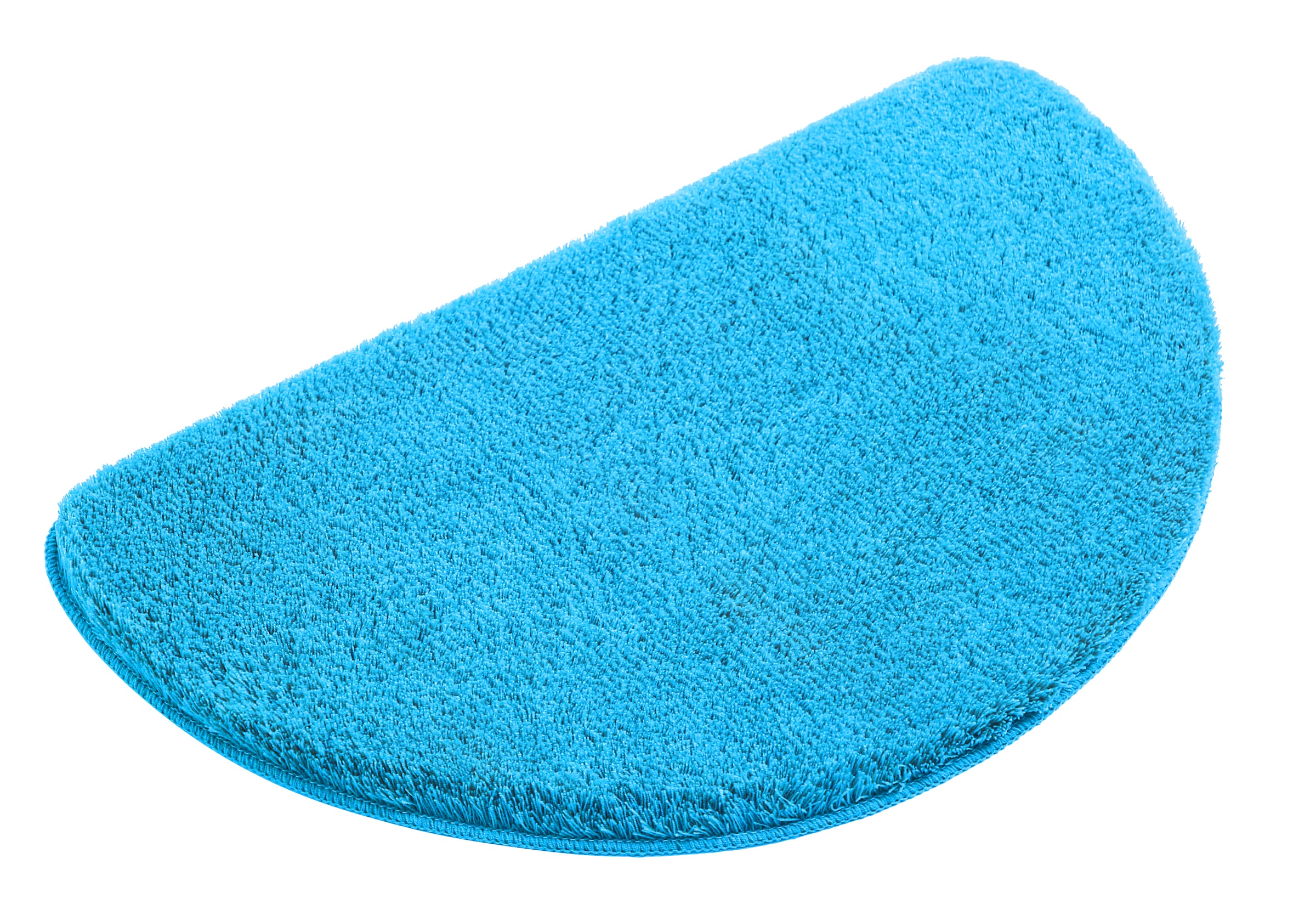 my home Badematte »Merida, Badvorleger, Badezimmer Teppich«, rutschhemmend beschichtet, fußbodenheizungsgeeignet-schnell trocknend-strapazierfähig, Badteppich, Uni Farben, rechteckig, rund & als 2-tlg. Set erhältlich