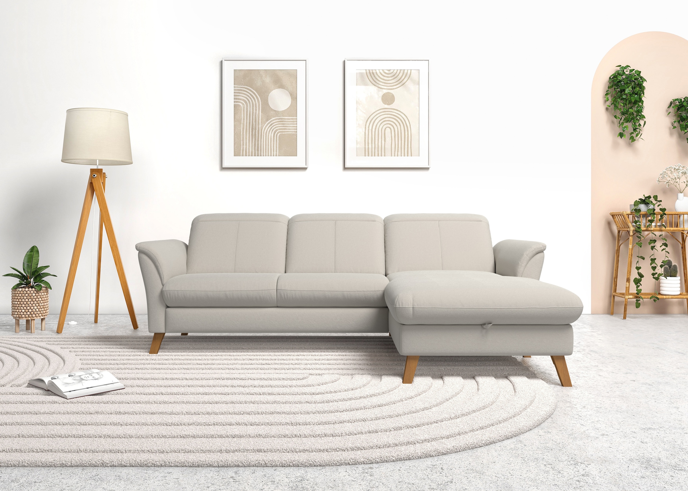 sit&more Ecksofa "Romero L-Form", wahlweise mit oder ohne Relax-Funktion, B günstig online kaufen