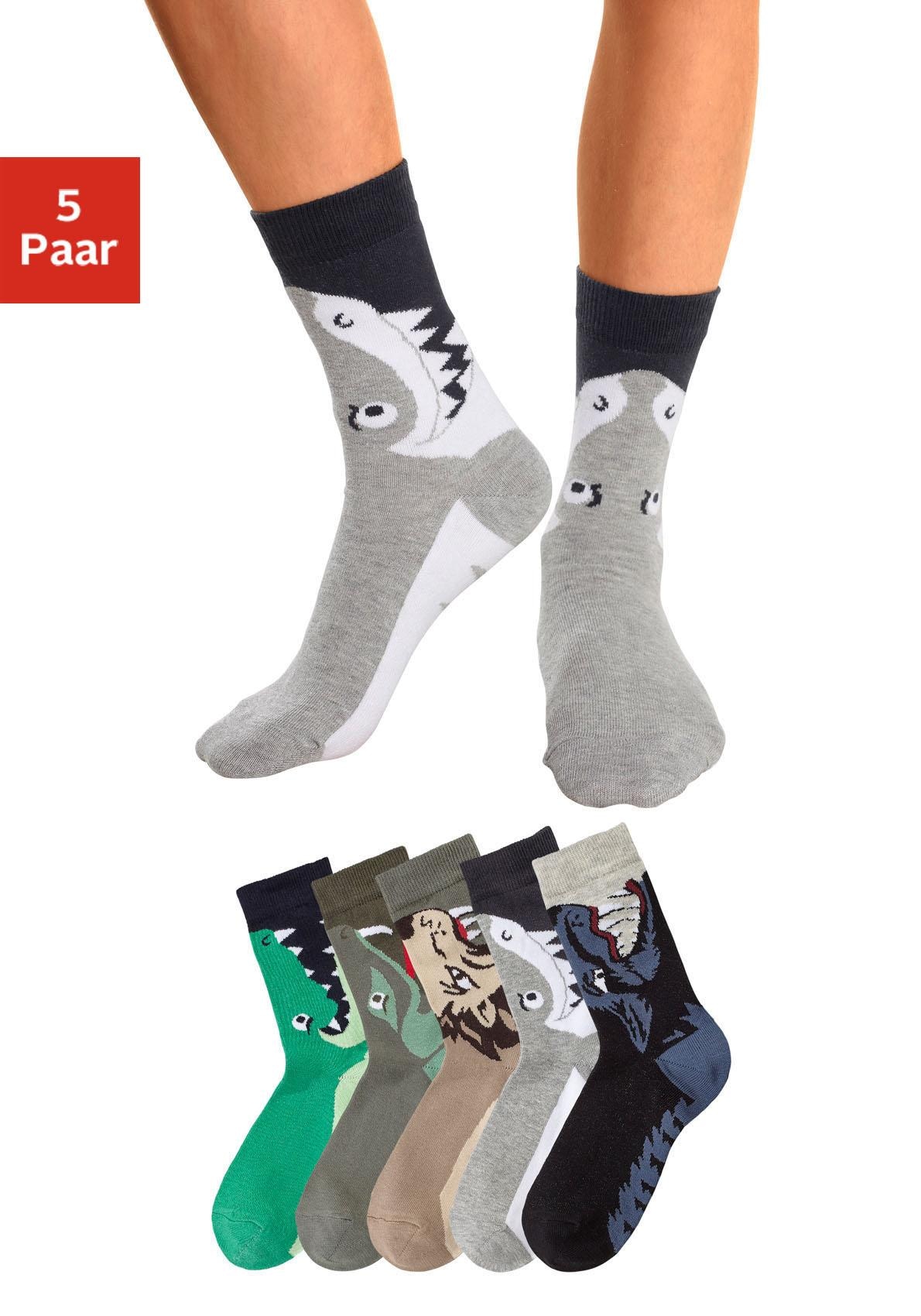 Socken, (5 Paar)