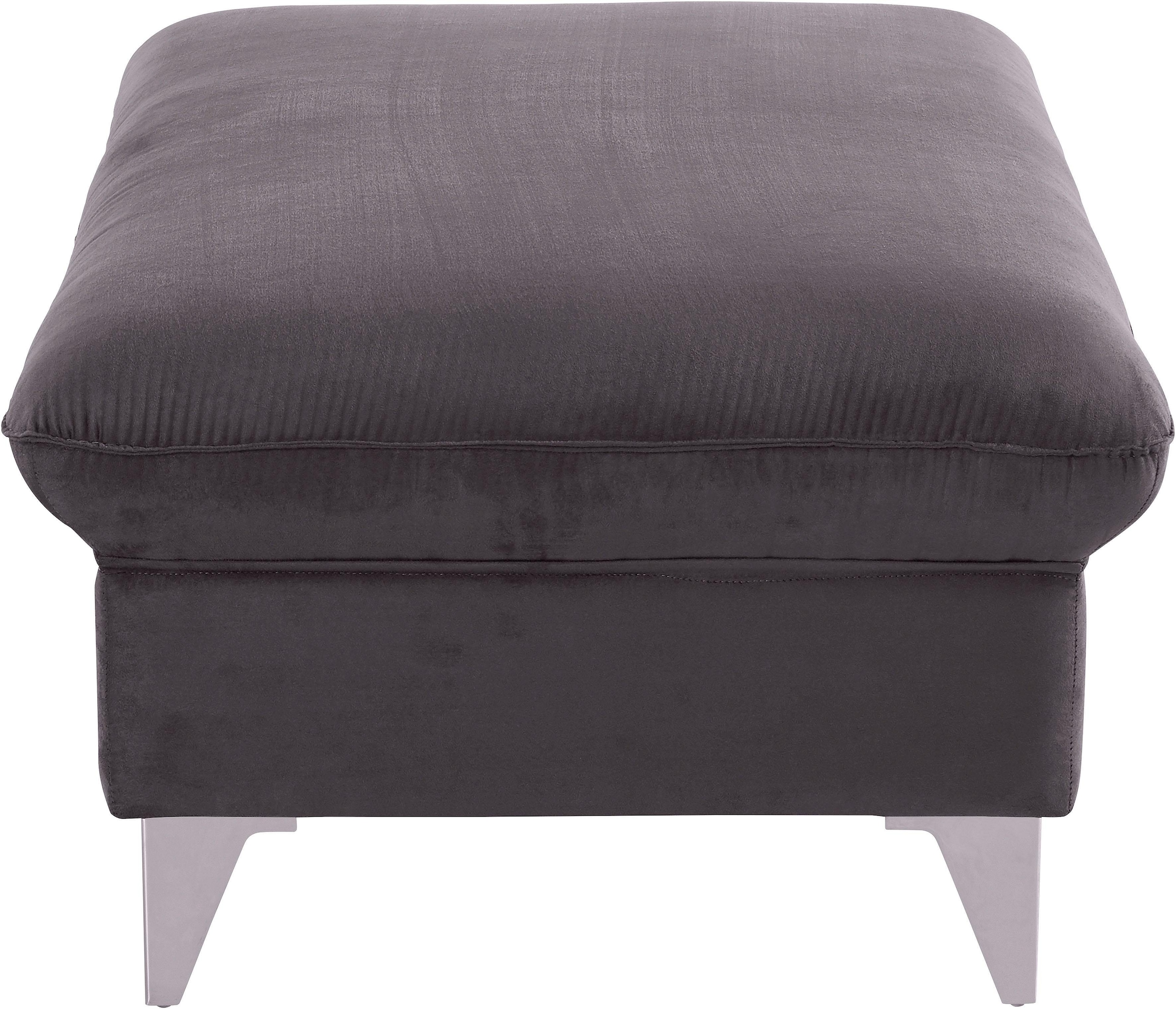 COTTA Polstergarnitur »Caluso L-Form«, Set bestehend aus: Ecksofa mit Kopfteilverstellung & Hocker