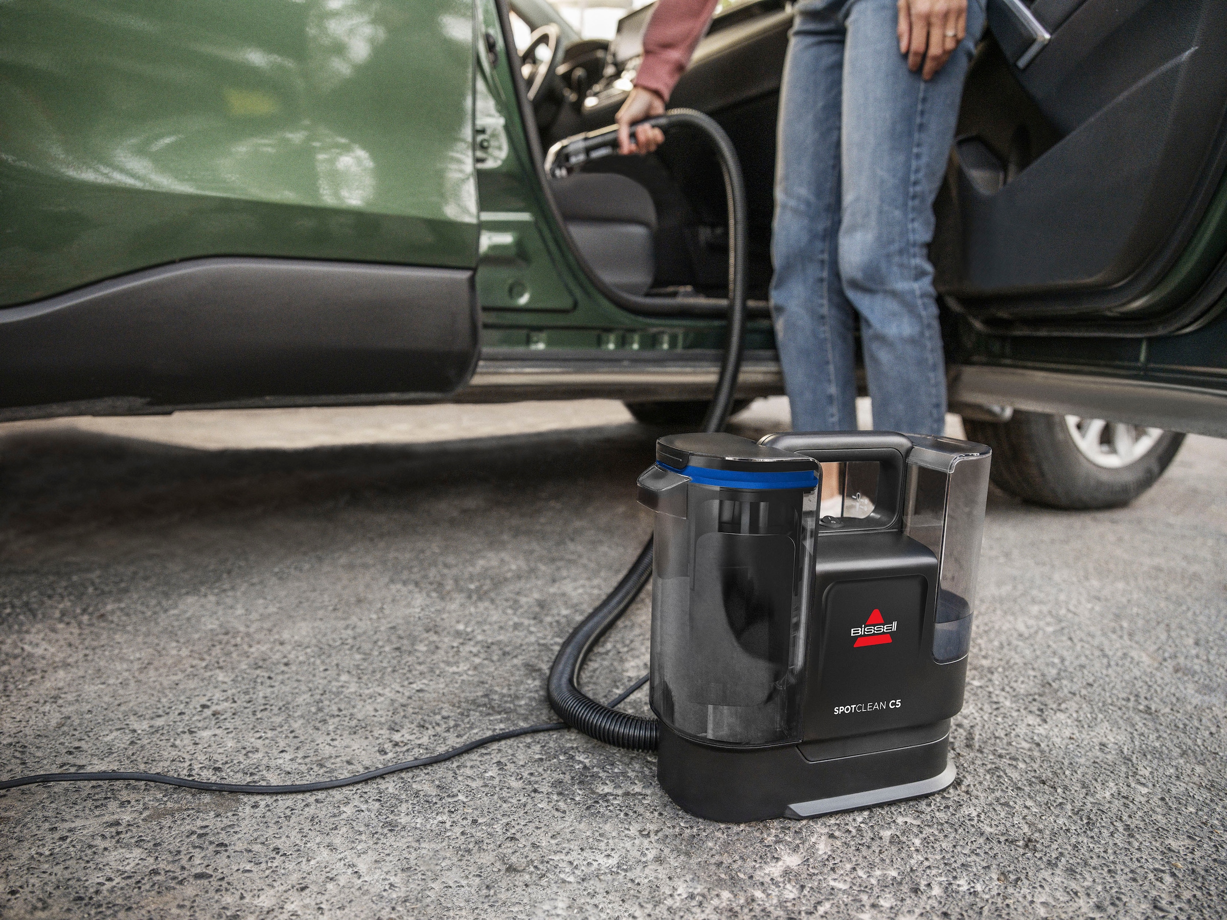 Bissell Wasch-Sauger »3928N, SpotClean C5 Select, leistungsstark, klein, Dual-Tank«, >15kPa, Selbstreingung, reinigt Flecken auf Teppich, Polster, Autositz