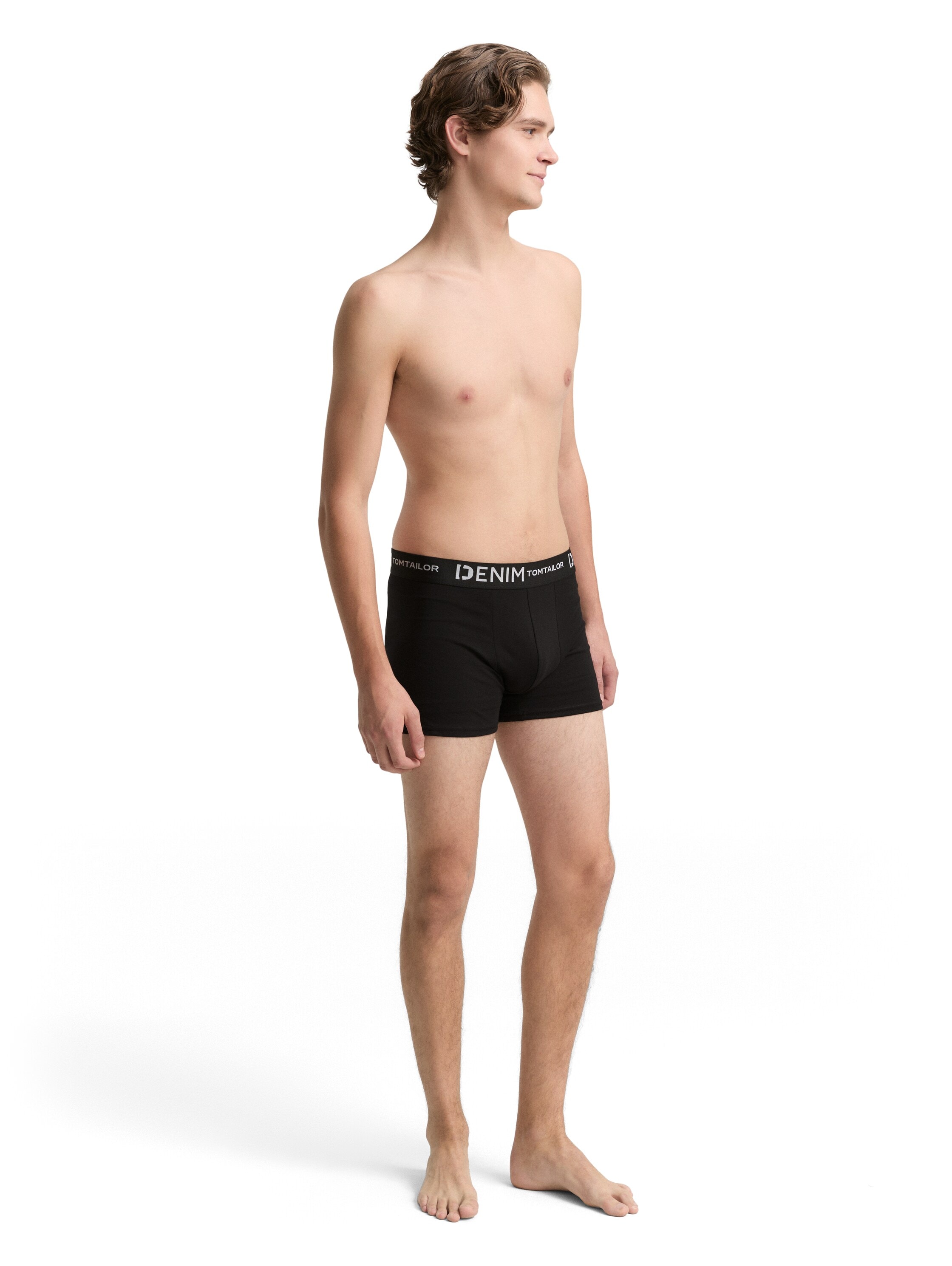 TOM TAILOR Denim Boxershorts Packung, 3 Stk. mit Logo-Stretchbund