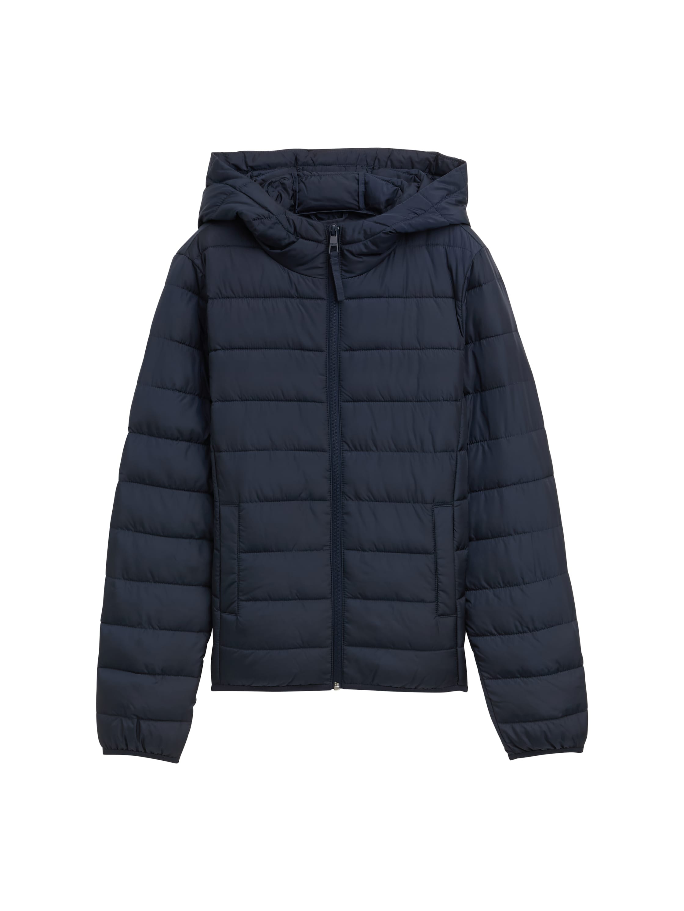 TOM TAILOR Denim Steppjacke, mit Kapuze, mit Kapuze
