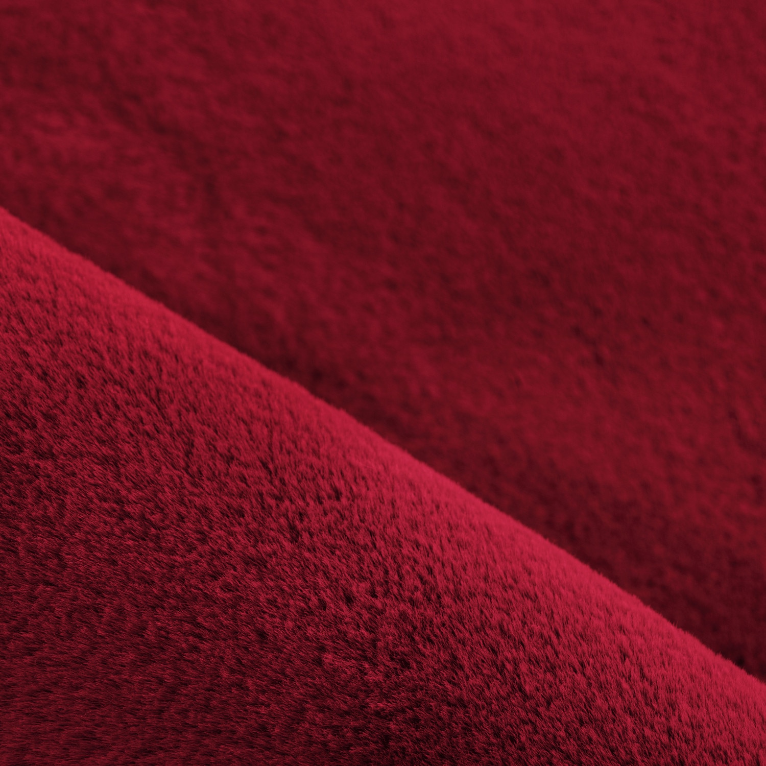Ayyildiz Teppiche Hochflor-Teppich »POUFFY 5100«, rund, 20 mm Höhe, Läufer, weicher glatter Softflor, Kaninchen Fell Haptik, waschbar