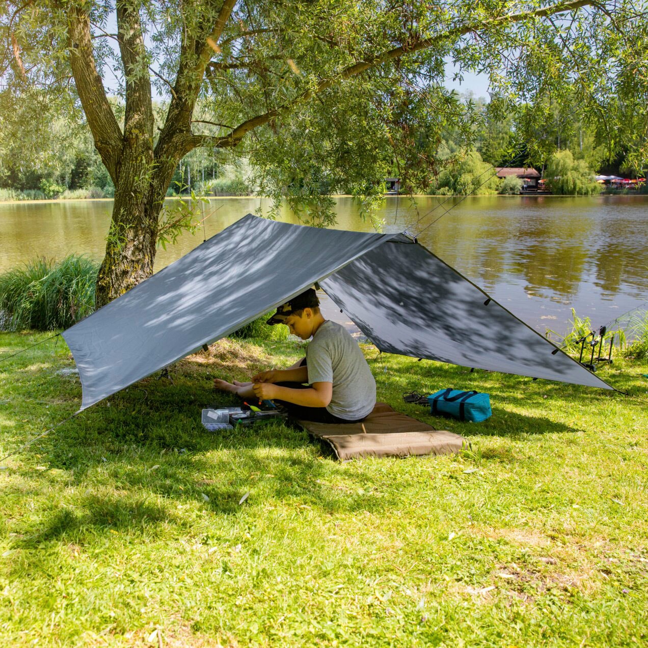 Windhager Schutzplane »Premium RIPSTOP«, LxB: 4x3 m, einsetzbar als Unterlage, Zeltplane oder Tarp