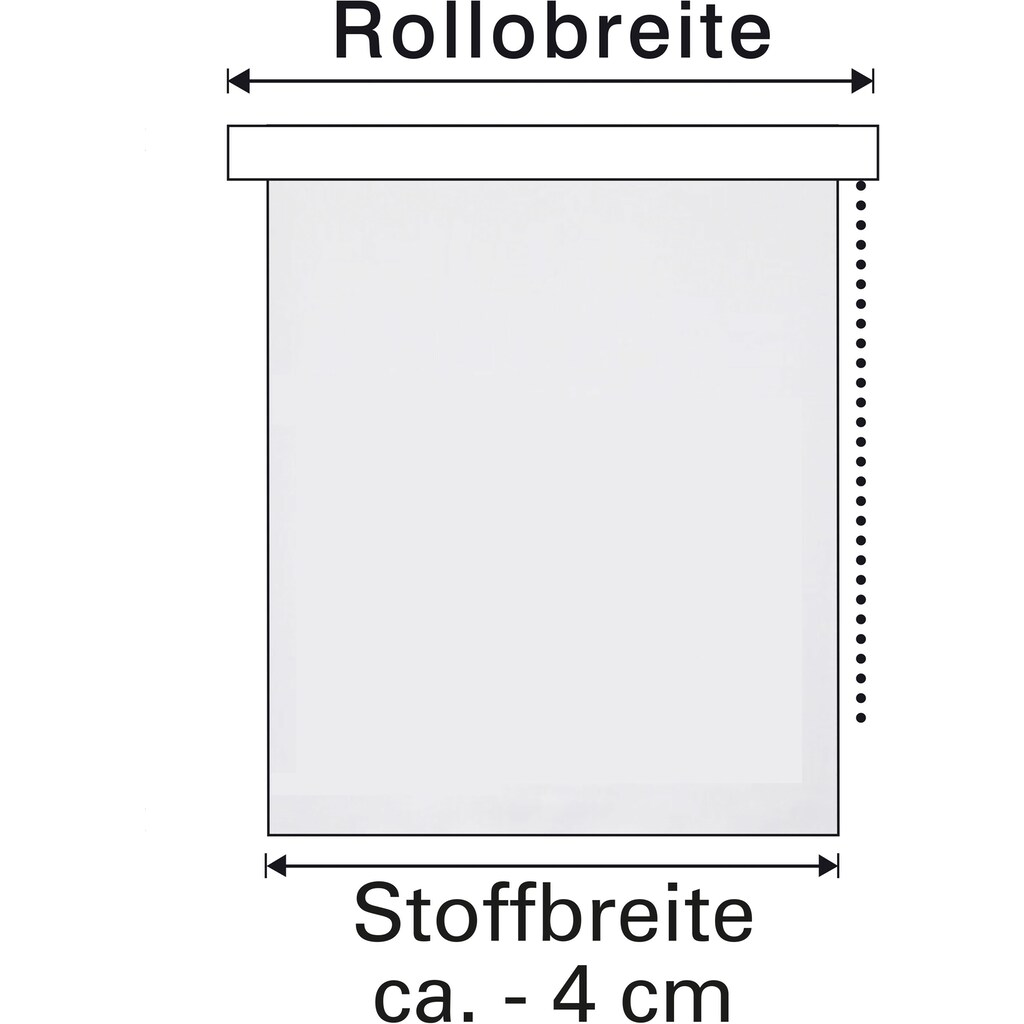 GARDINIA Seitenzugrollo »Seitenzug-Rollo Blackout Deluxe«, abdunkelnd, energiesparend