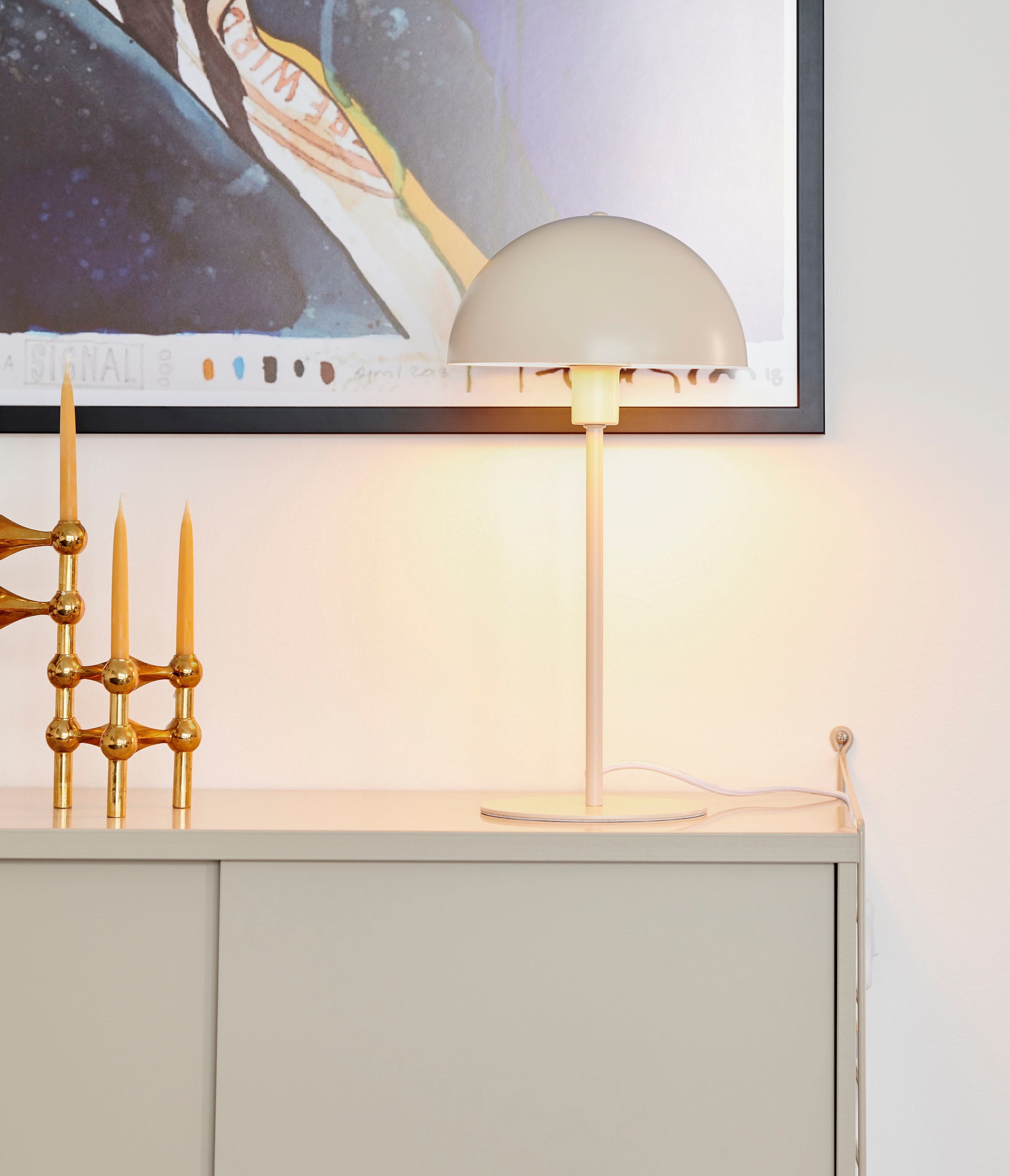 Nordlux Tischleuchte »Ellen 20«, Moderner, eleganter Stil, erzeugt ein weiches Lichtfeld, Kippschalter