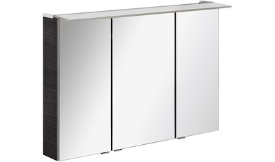 FACKELMANN Spiegelschrank »PE 100 - Dark-Oak«, Breite 100 cm, 3 Türen, mit... kaufen