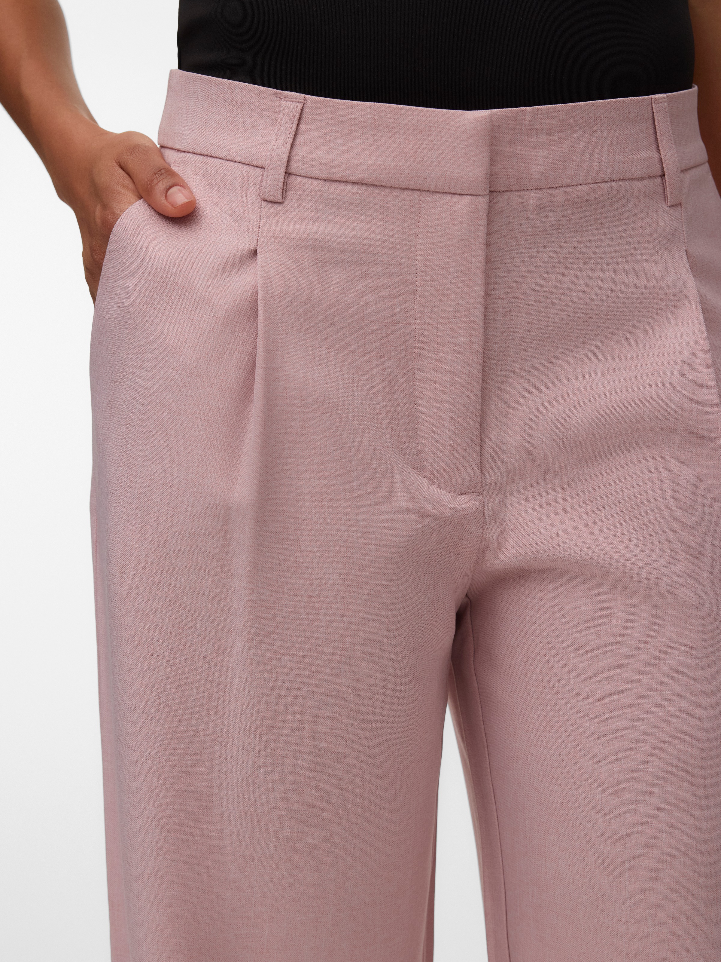 Vero Moda Anzughose »VMCASSIDY MW WIDE PANT NOOS«  Materialmix