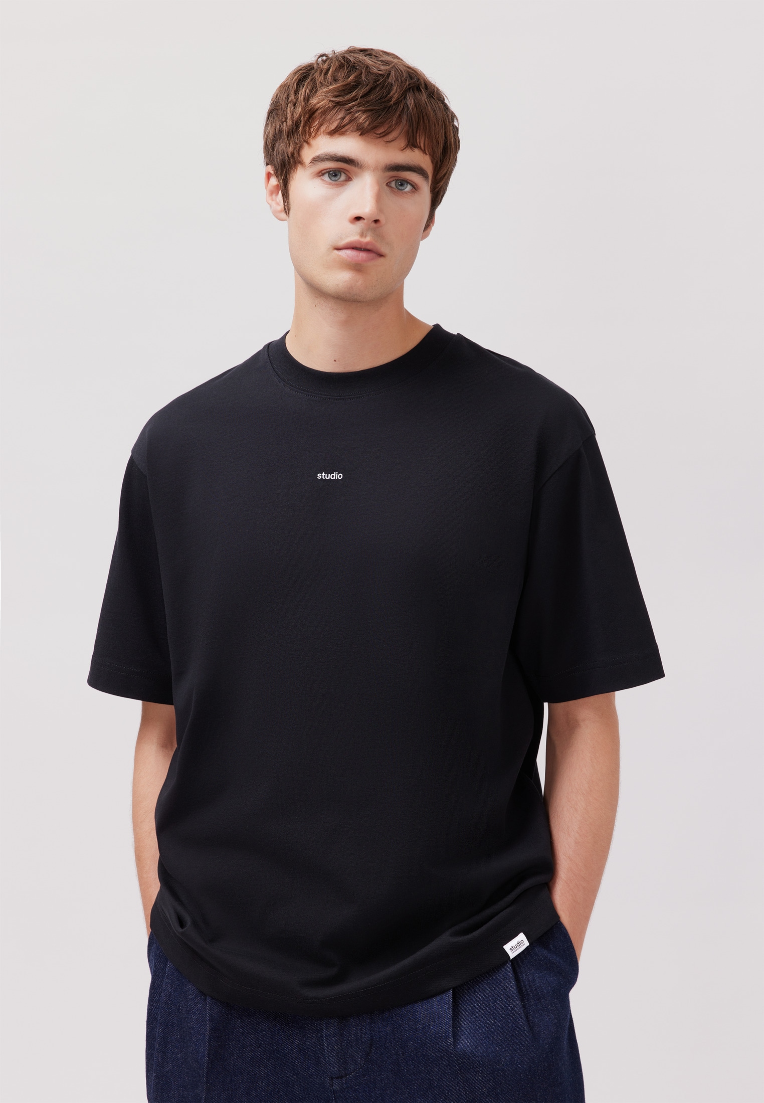 studio seidensticker T-Shirt »Studio« 1/2 Rundhals Uni