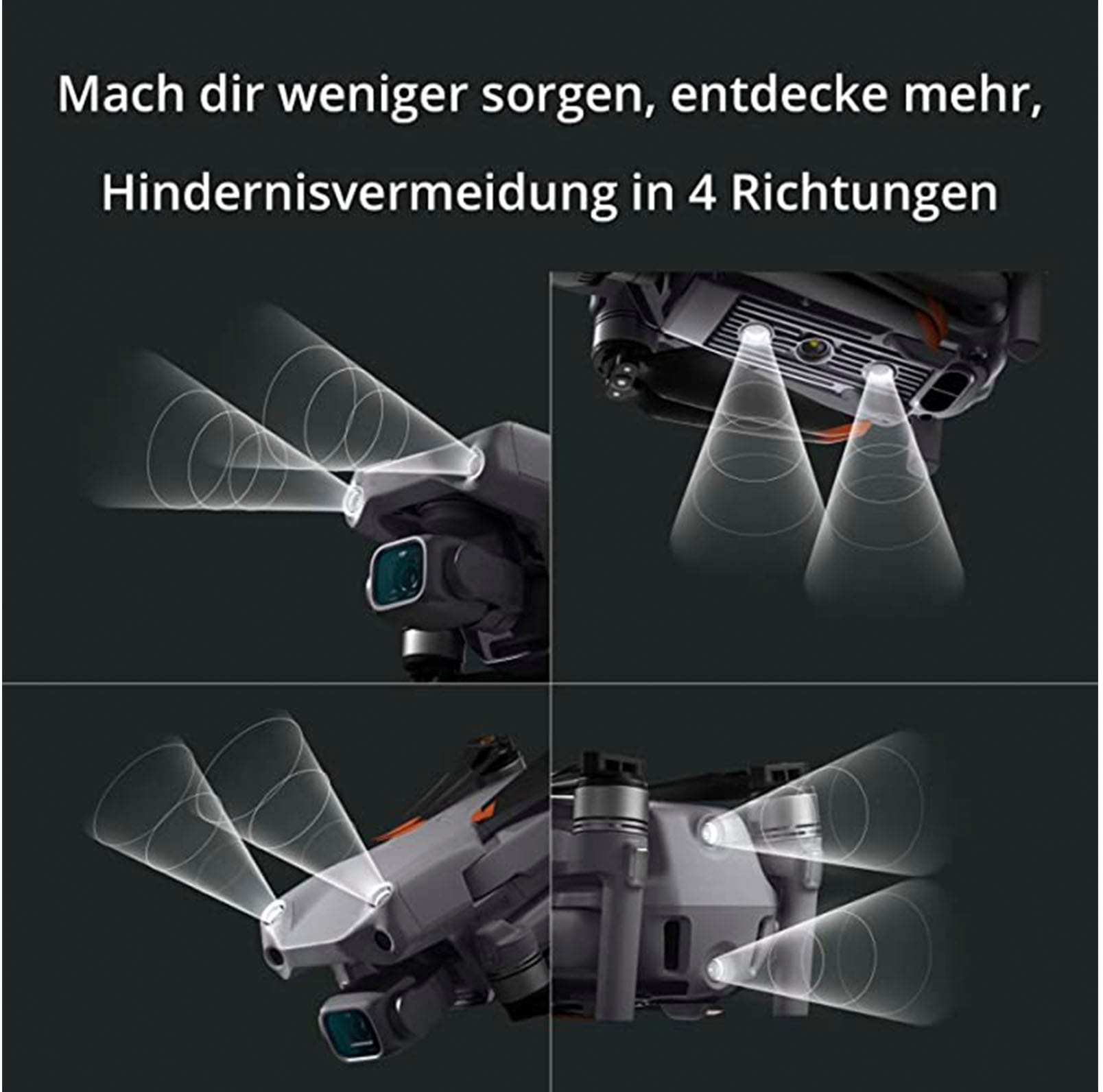 DJI Drohne »AIR 2S«, 1-Zoll CMOS-Sensor, 5,4K Video, Hindernisvermeidung in 4 Richtungen