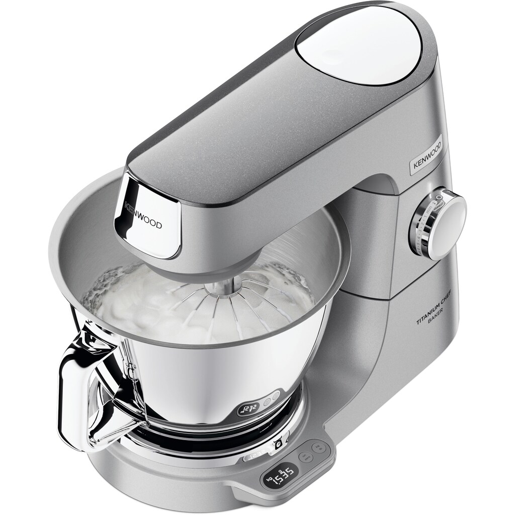 KENWOOD Küchenmaschine »Titanium Chef Baker KVC85.594SI«, inkl. umfangreiches Zubehör, mit integrierter EasyWeigh Waage