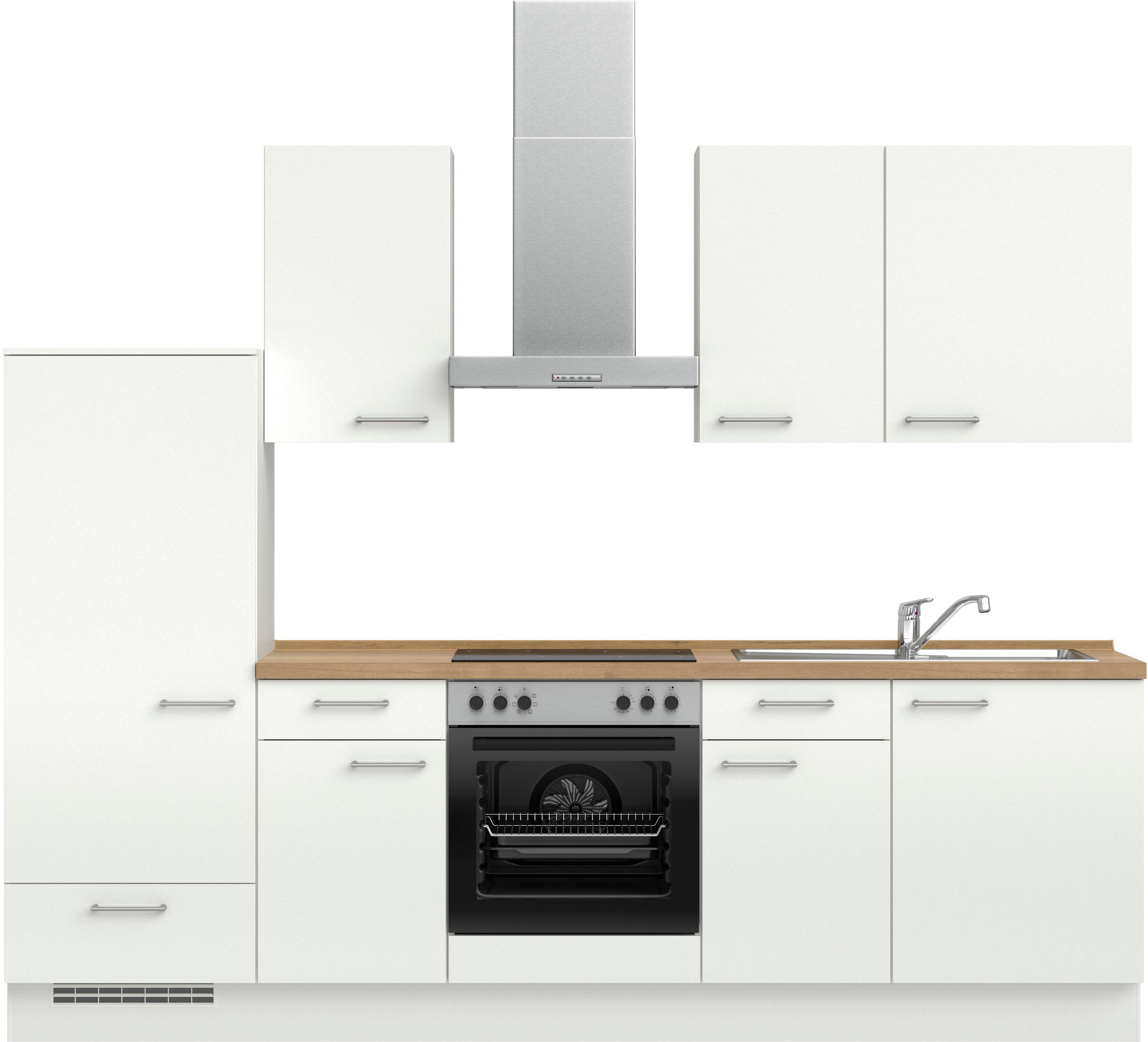 nobilia® Küchenzeile »"Laser I", Ausrichtung wählbar, Breite 270 cm« vormon günstig online kaufen