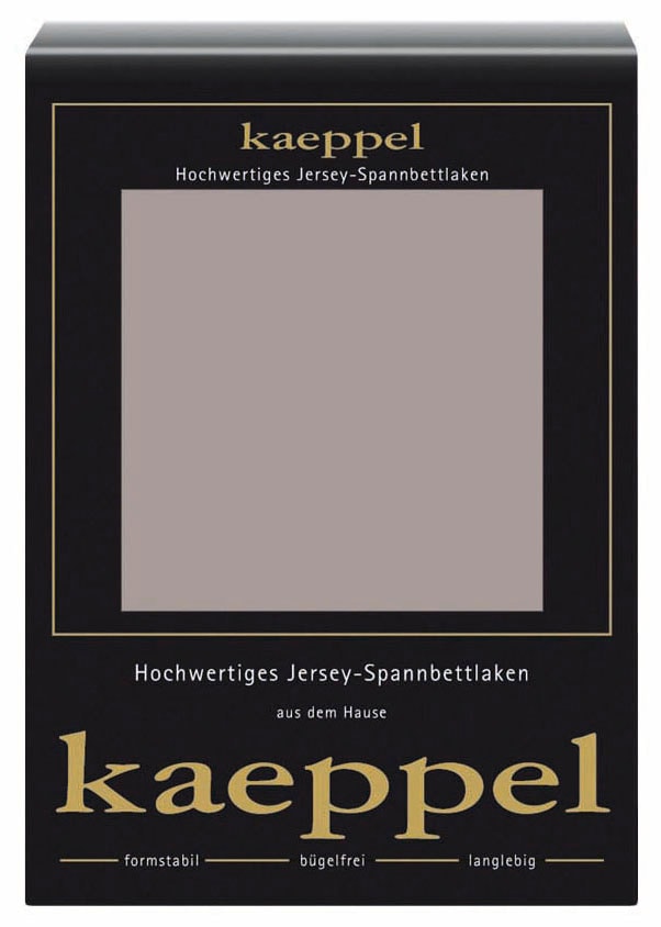 Kaeppel Spannbettlaken »Single Jersey Mako Cotton«, Bettlaken aus 100% Baum günstig online kaufen